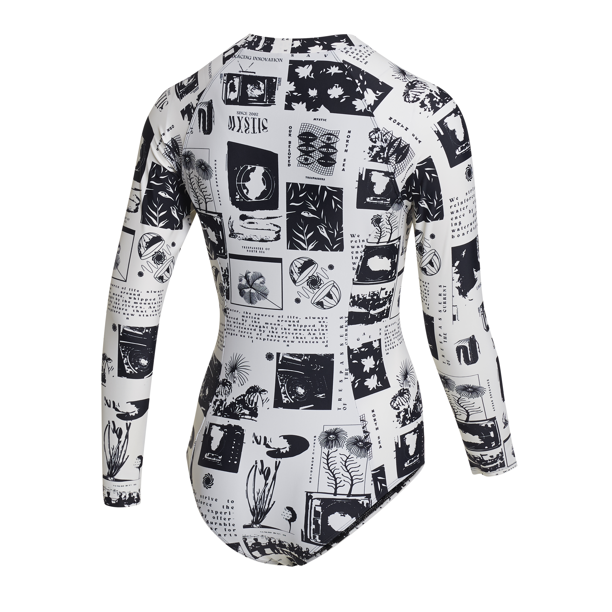 Mystic - Jayde L/S Baddräkt - Off White