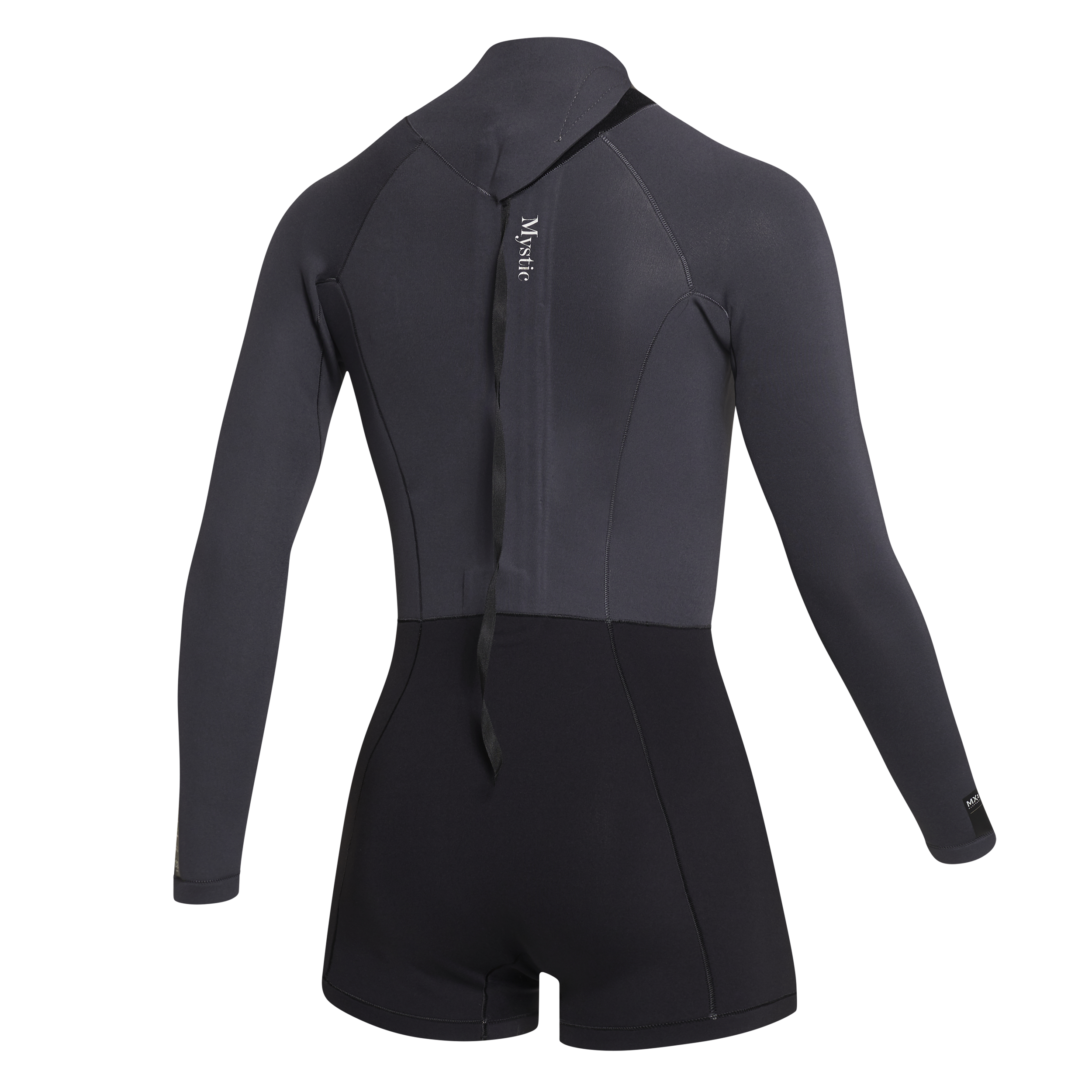 Mystic - Lunar Longarm Shorty 2/2mm Bzip Dam - Svart