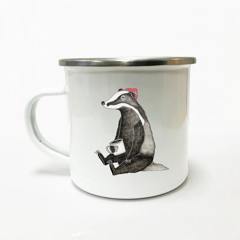Lakor - Badger Emaljmugg