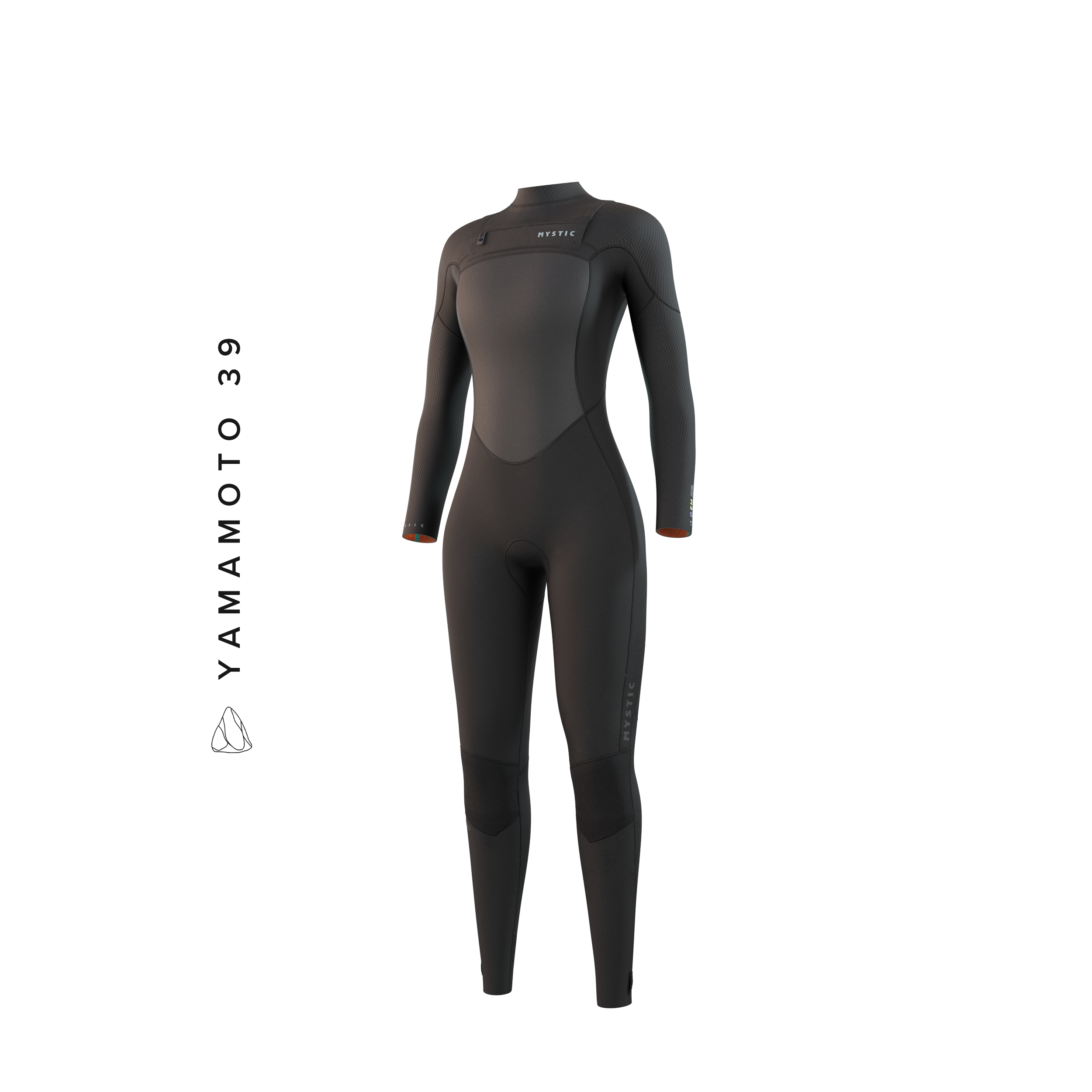 Mystic - Gem Fullsuit 5/4mm Double Fzip Dam - Svart