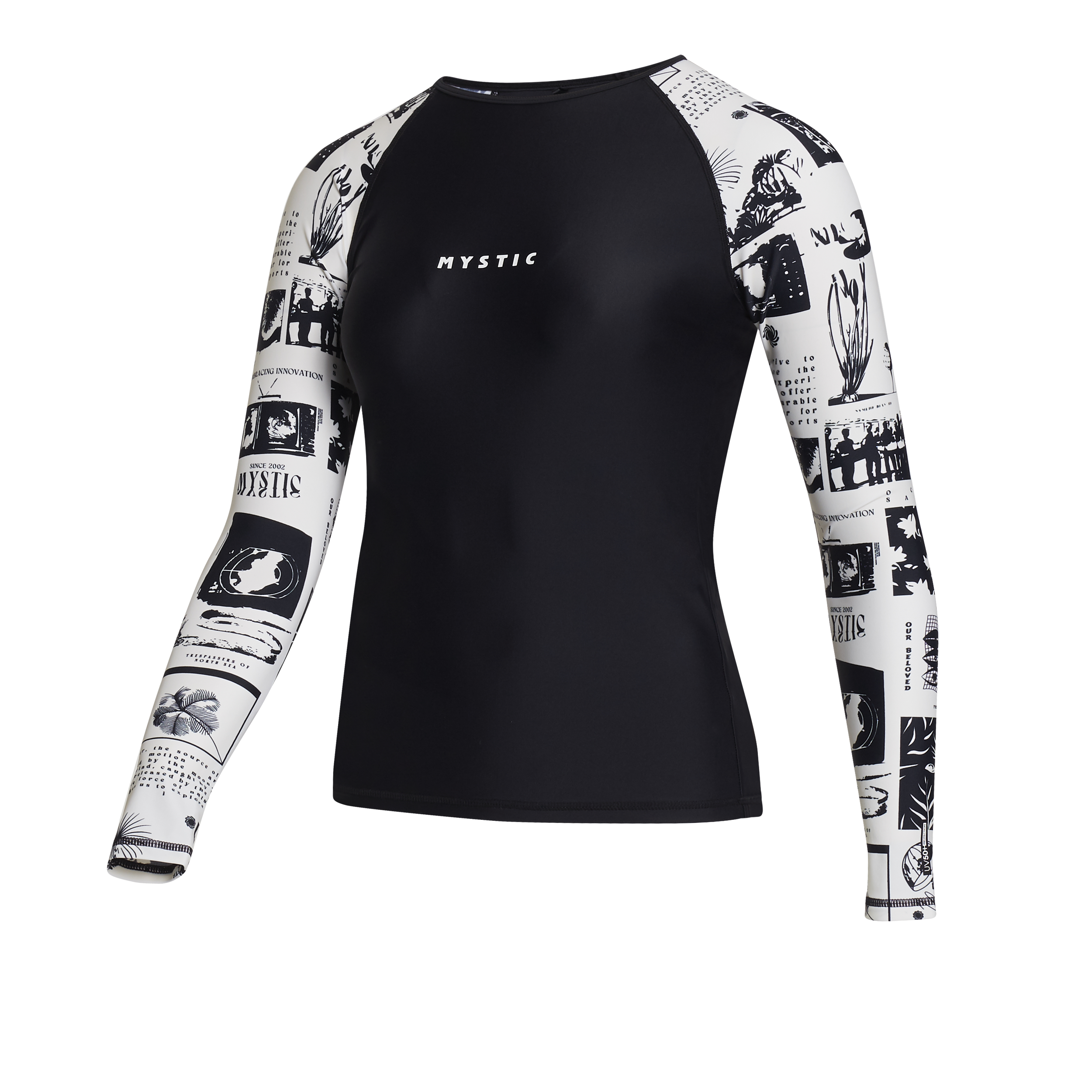 Mystic - Jayde L/S Rash Vest - Off White