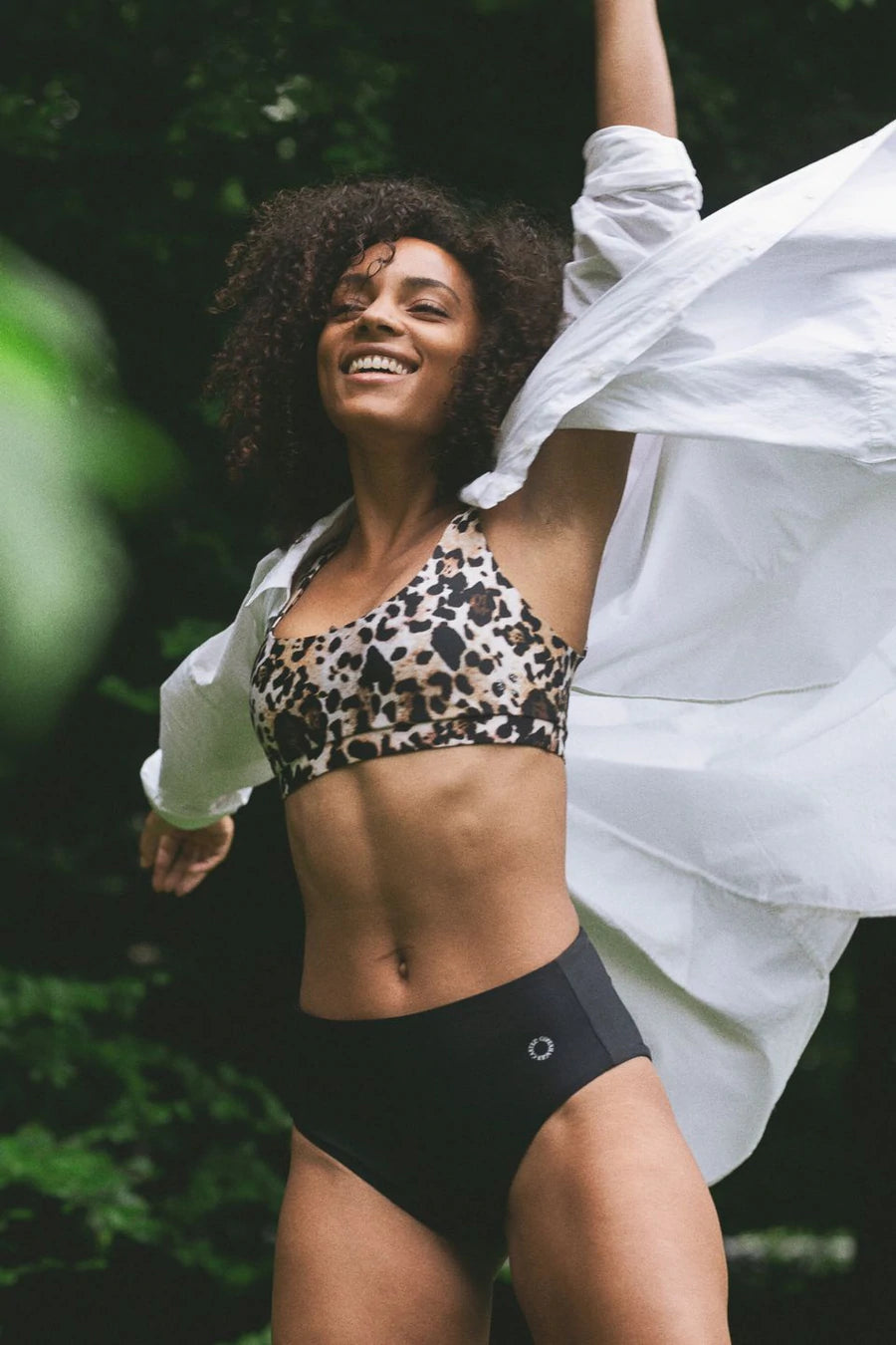 Copenhagen Cartel - Ubud bikinitrosor med hög midja - Nero