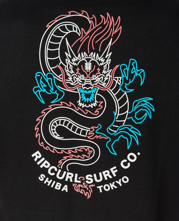 Rip Curl - desti animals t-shirt - svart
