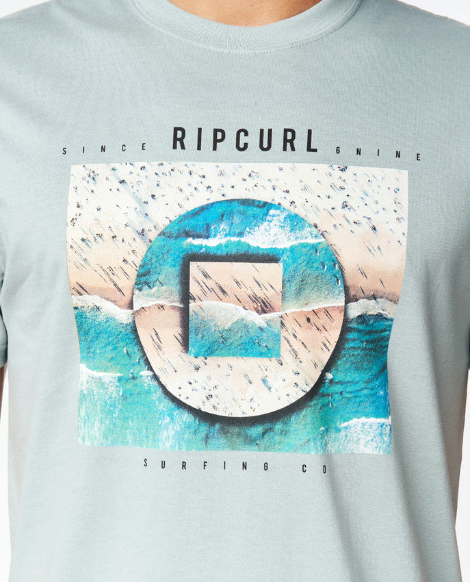 Rip Curl - good day bad day t-shirt - vintageblå