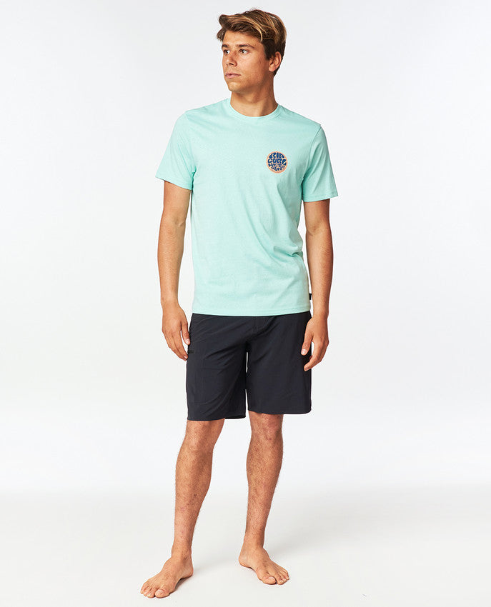 Rip Curl - arty t-shirt - tvättad aqua