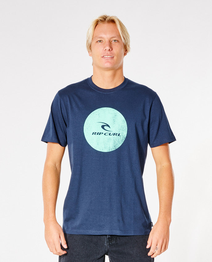 Rip Curl - corp icon t-shirt - marinblå