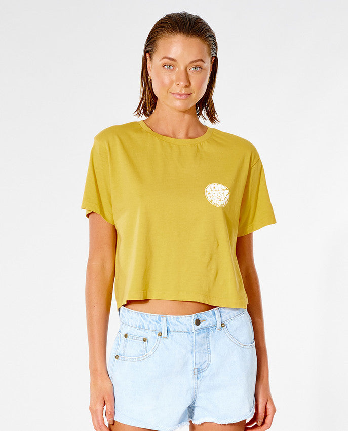 Rip Curl - wettie icon tee ii - guld