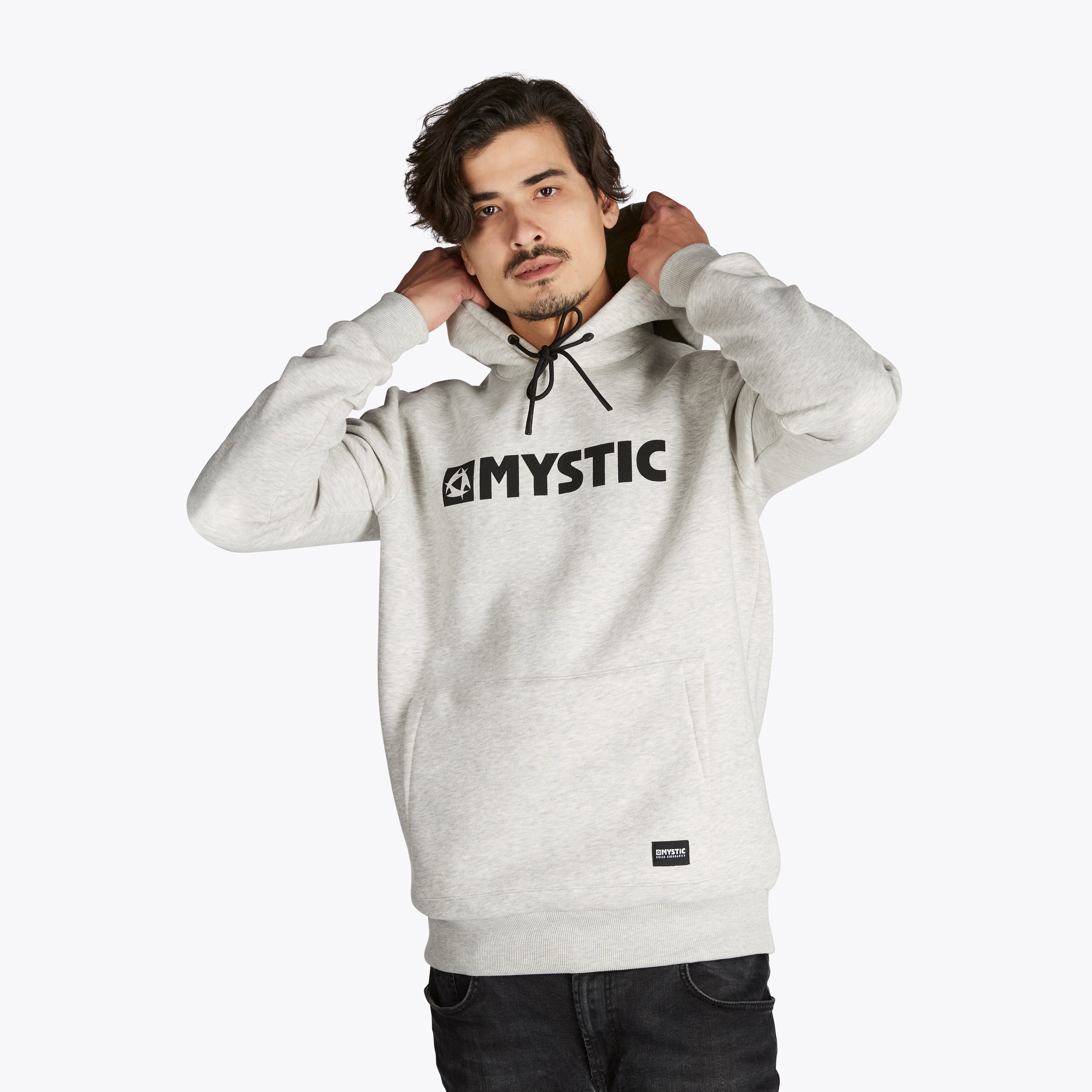 Mystic Brand Hood Sweat Grå