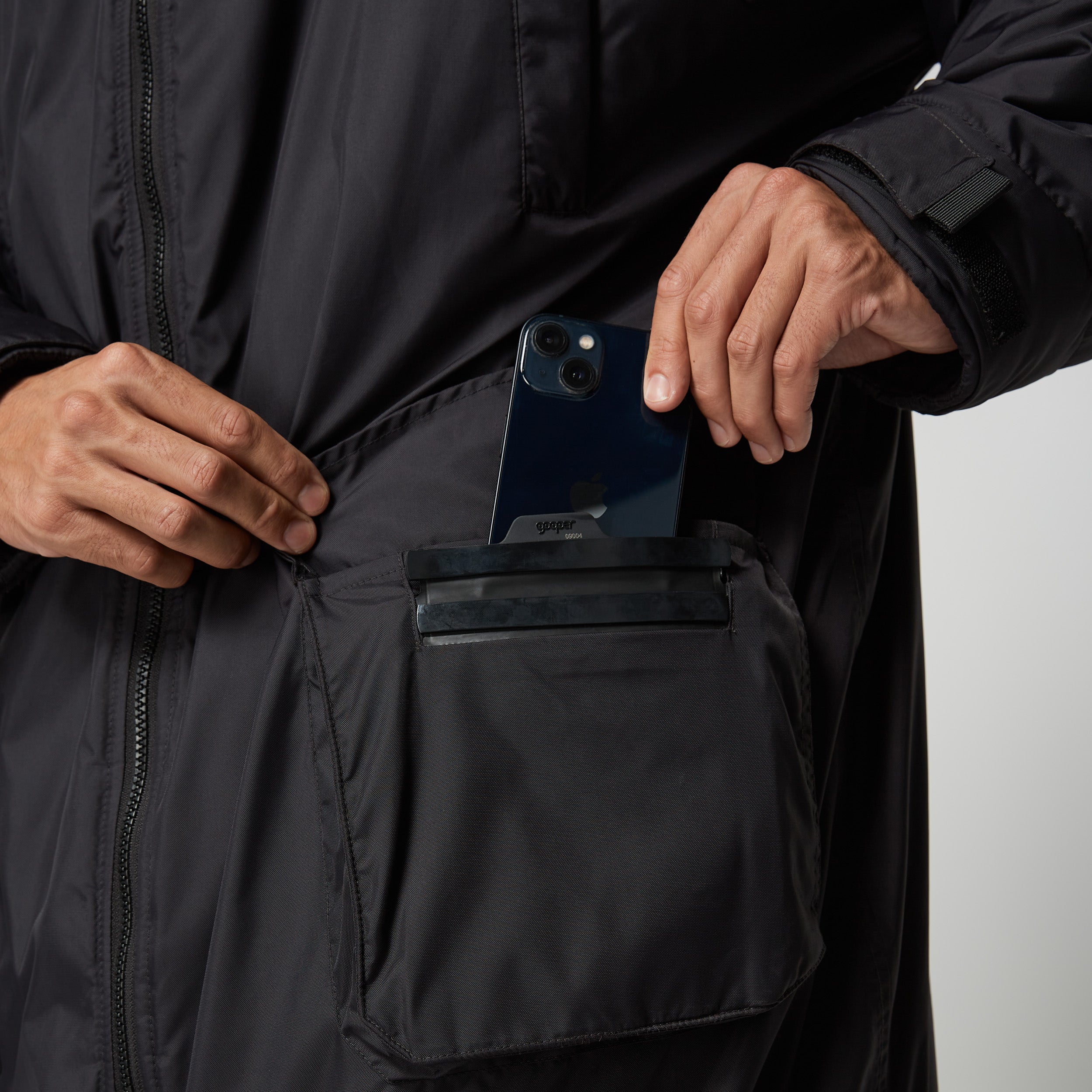 Mystic - Poncho Explore DTS - Svart