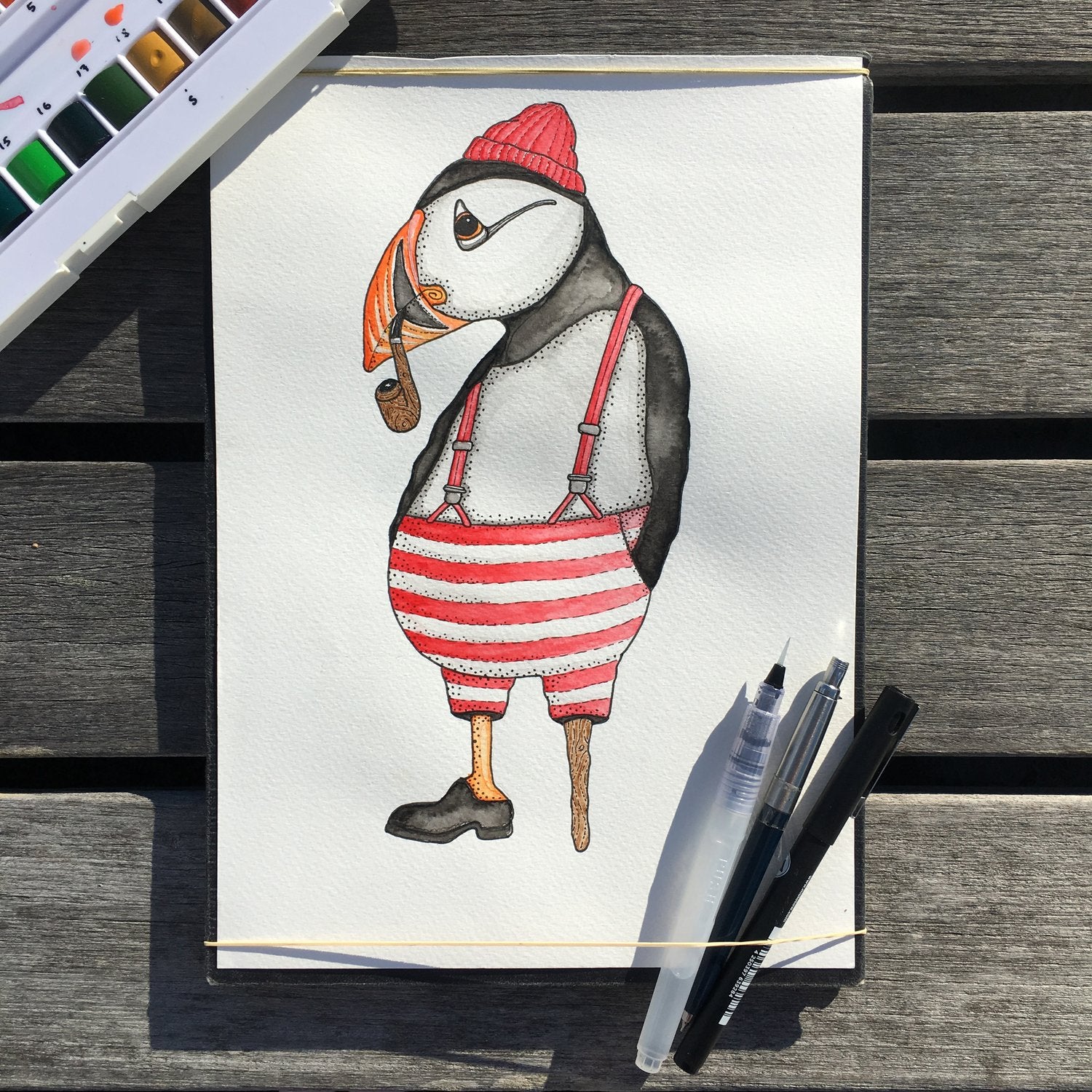 Lakor - Atlantisk lunnefågelaffisch