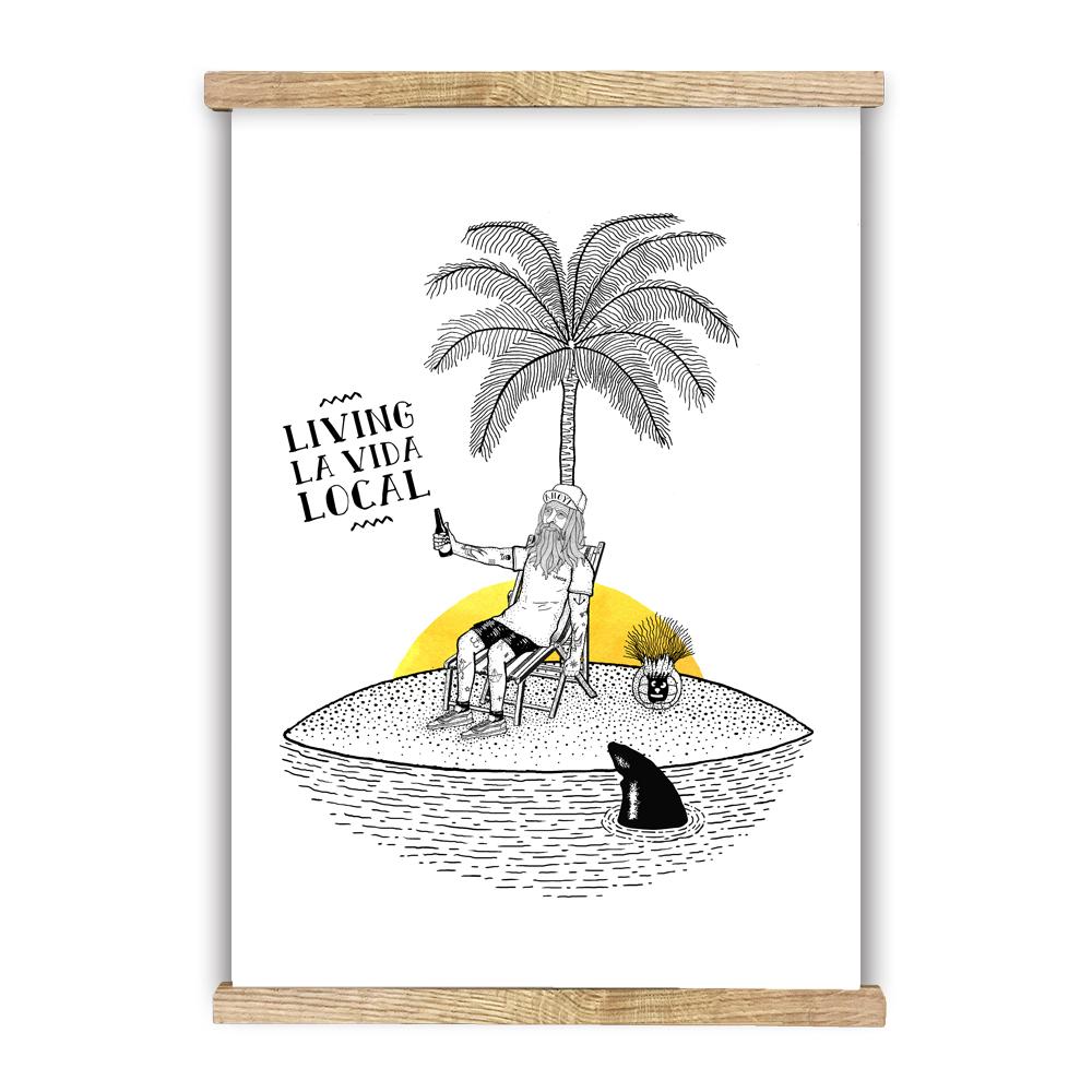 Lakor - Living Vida Island affisch