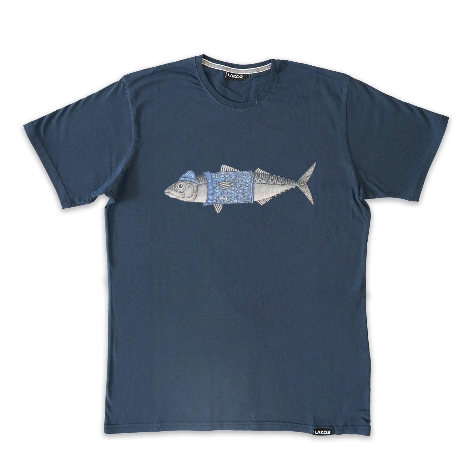 Lakor - Maritim makrill T-shirt (blå)