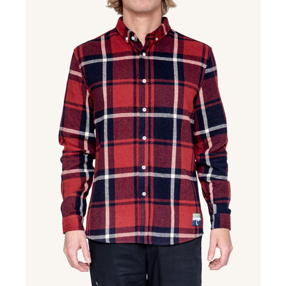 Pleasant - Surfin usa bränd orange skjorta