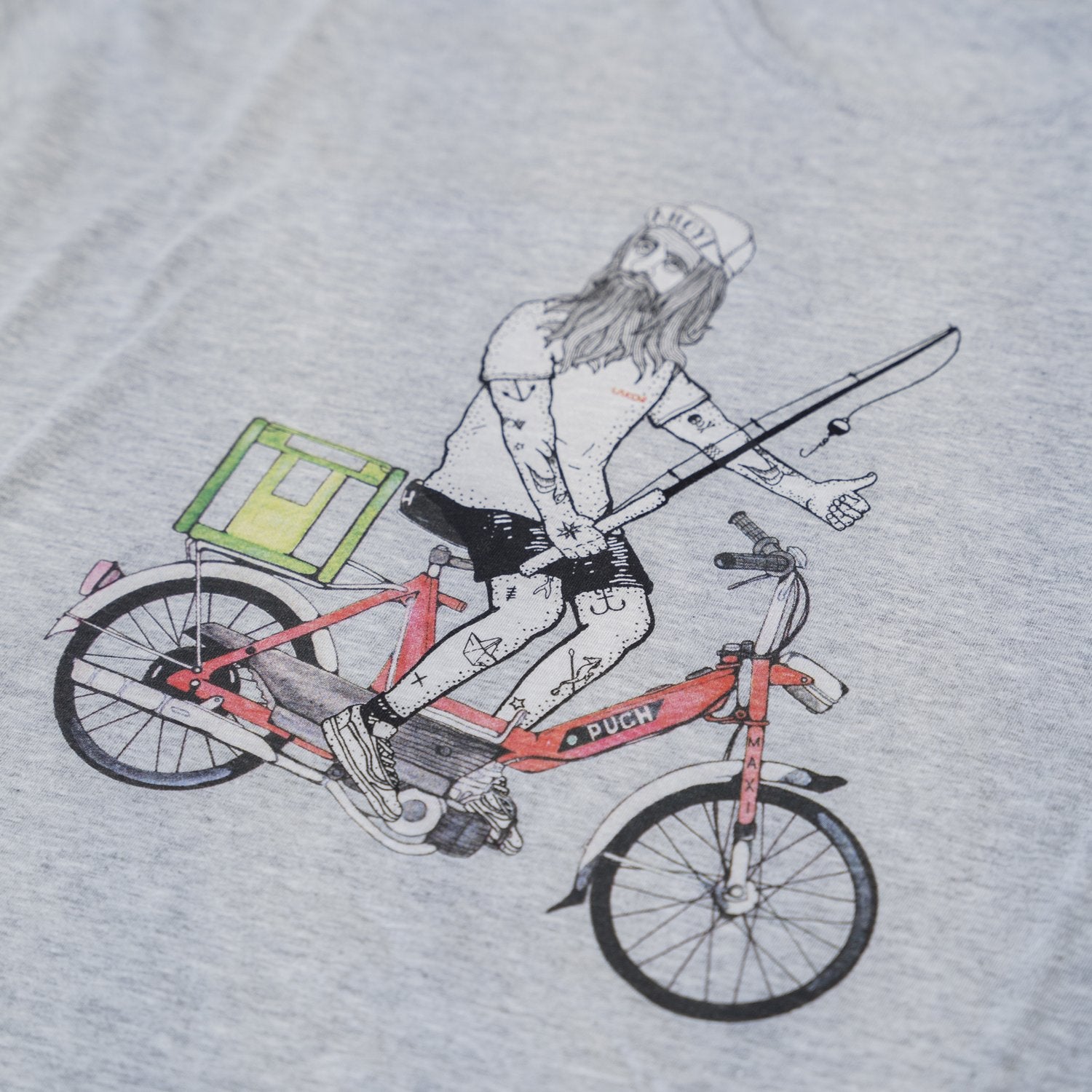 Lakor - Fish Trip (ljusgrå) T-shirt