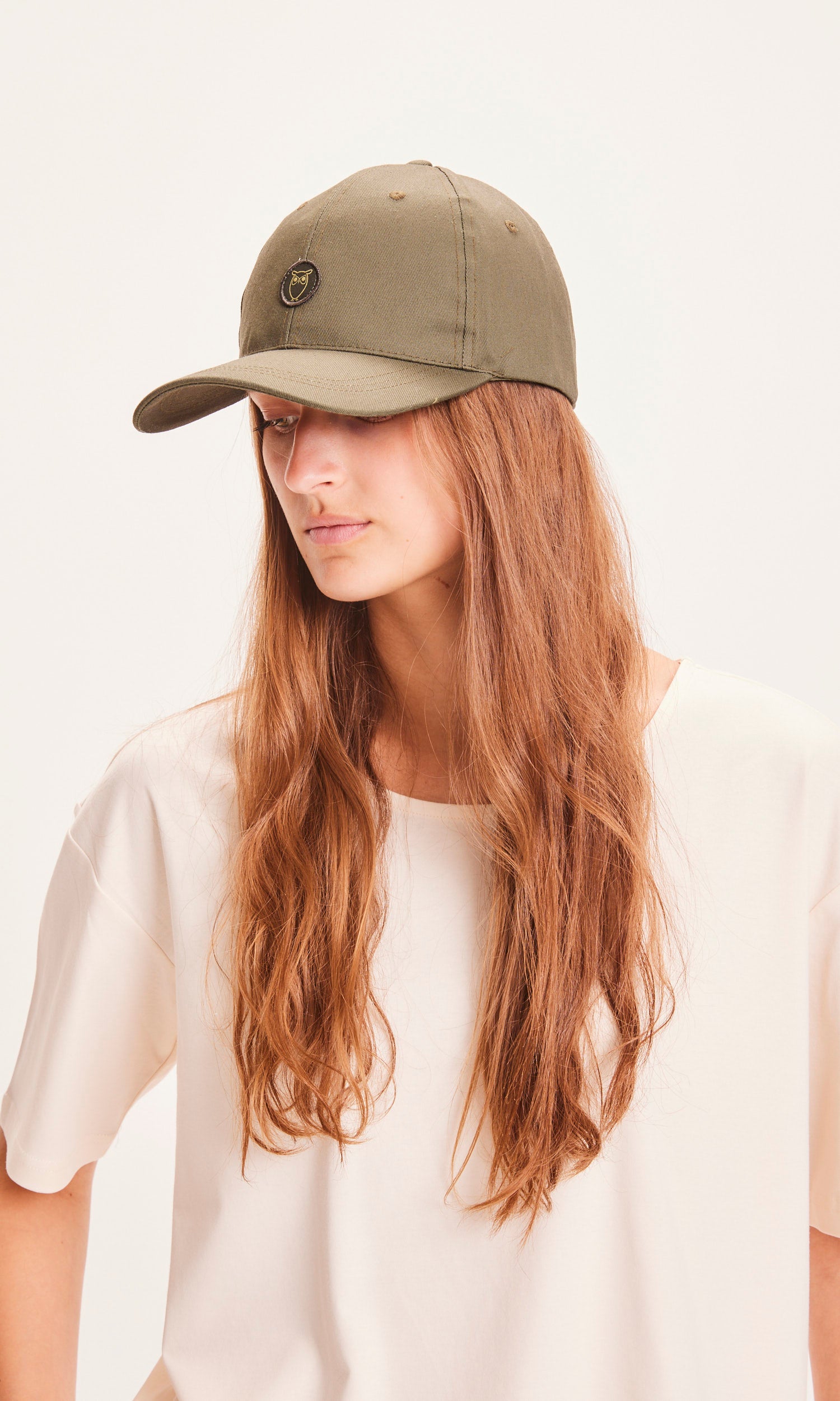 KnowledgeCotton Apparel - PACIFIC twill cap - GOTS/Vegan Forrest Night