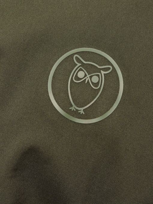 KnowledgeCotton Apparel - Lång jacka med mjukt skal CLIMATE SHELL™ - GRS/Vegan