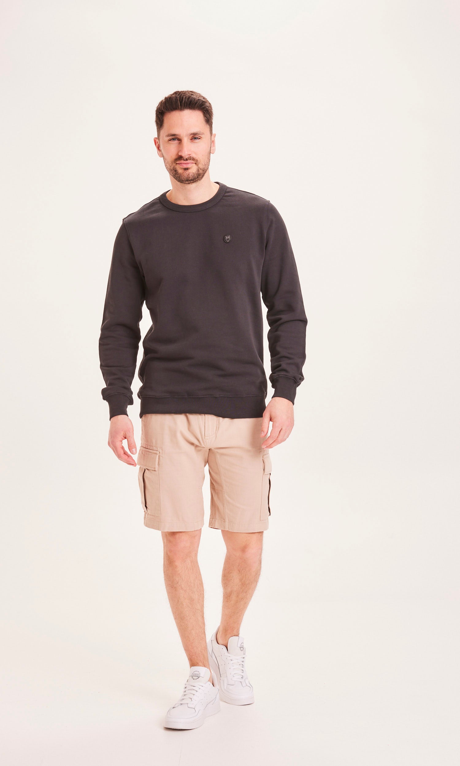 FIG utility trek twill shorts - GOTS/Vegan Light Feather Grey