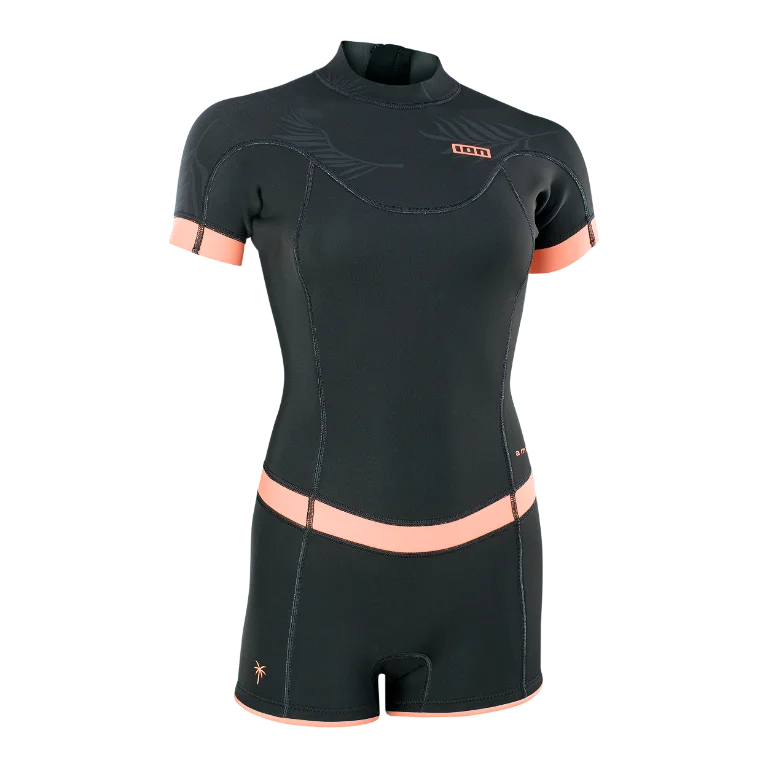 ION.22 VÅTDRÄKT AMAZE SHORTY 2,5 SS BACK ZIP DAME SVART 36/S