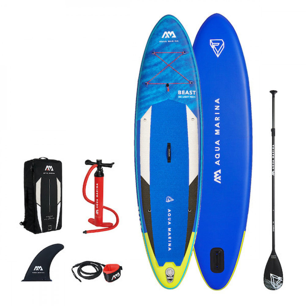 Aqua marina beast 10'6 2021 uppblåsbar allround sup (300 L) - komplett paket