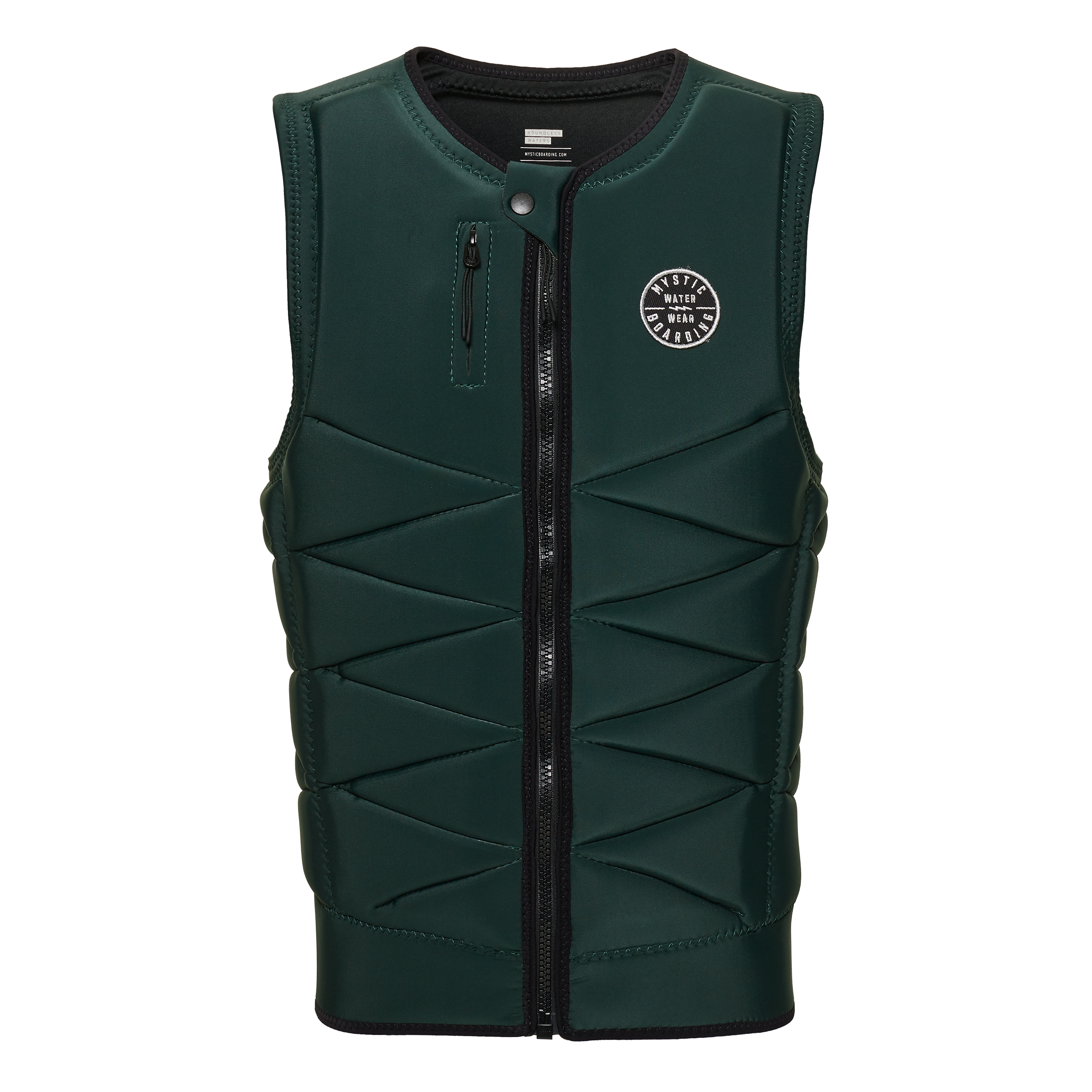 Mystic - Outlaw Impact Vest Fzip Wake - Dark Leaf
