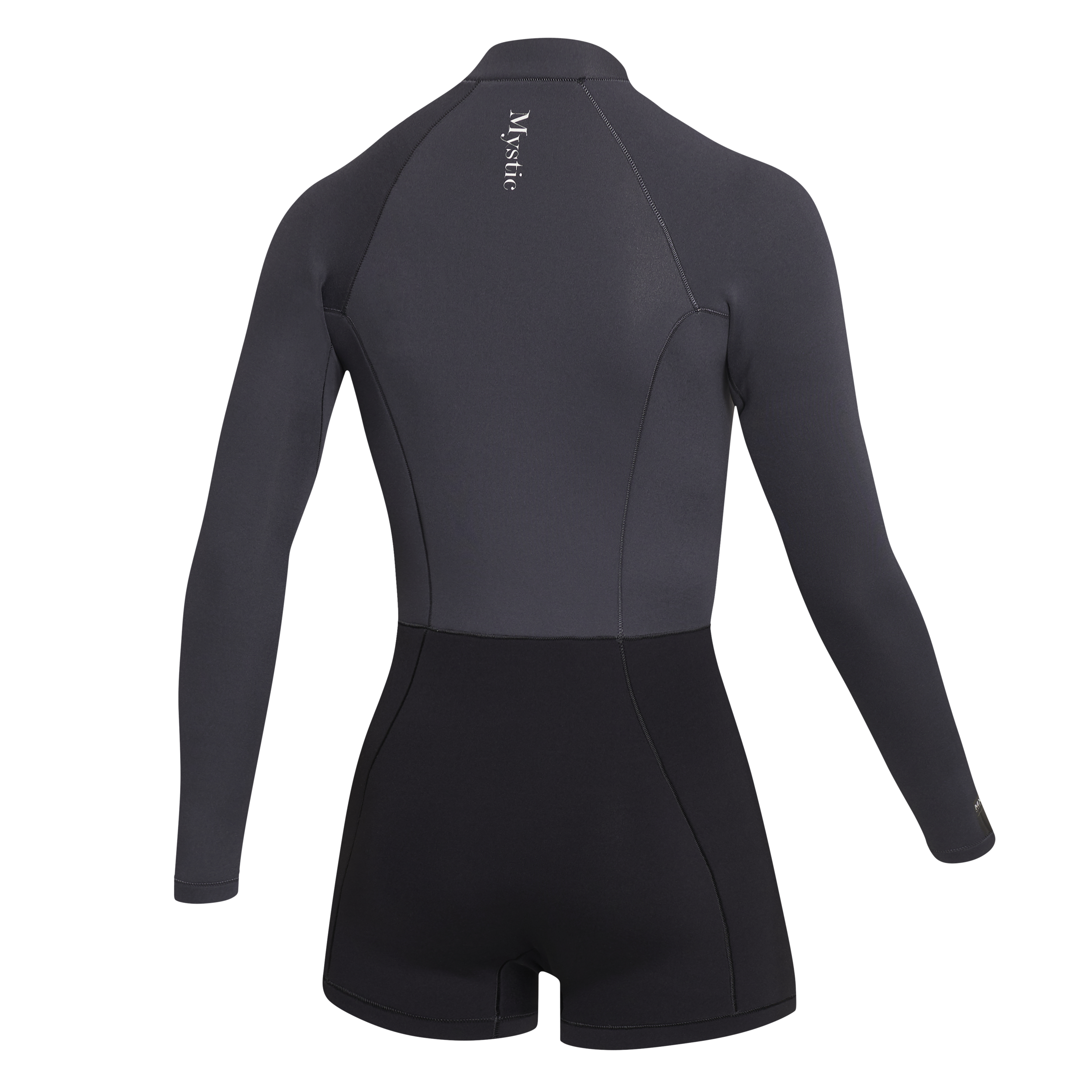 Mystic - Lunar Longarm Shorty 2/2mm Fzip Dam - Svart