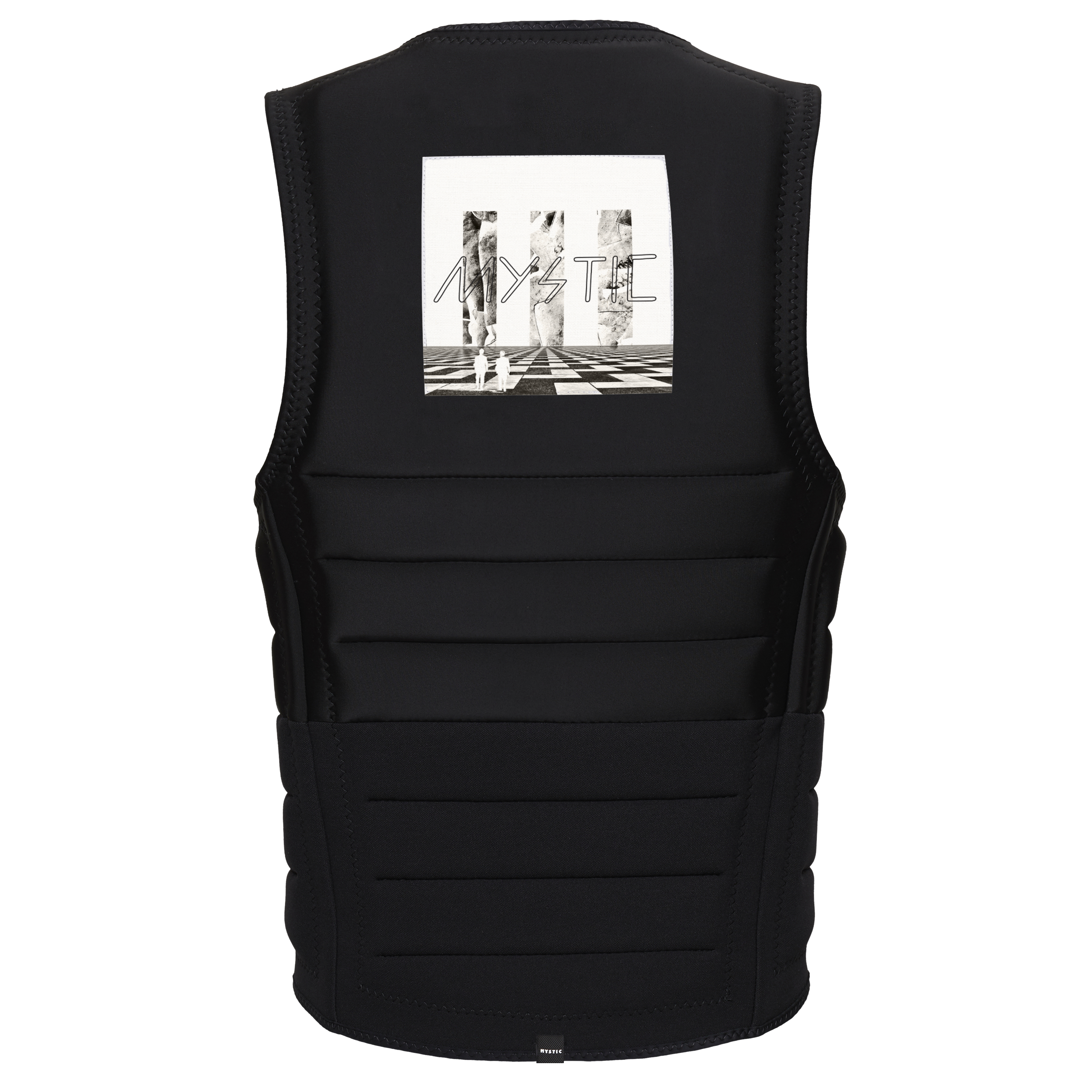Mystic - The Dom Impact Vest Fzip Wake - Svart