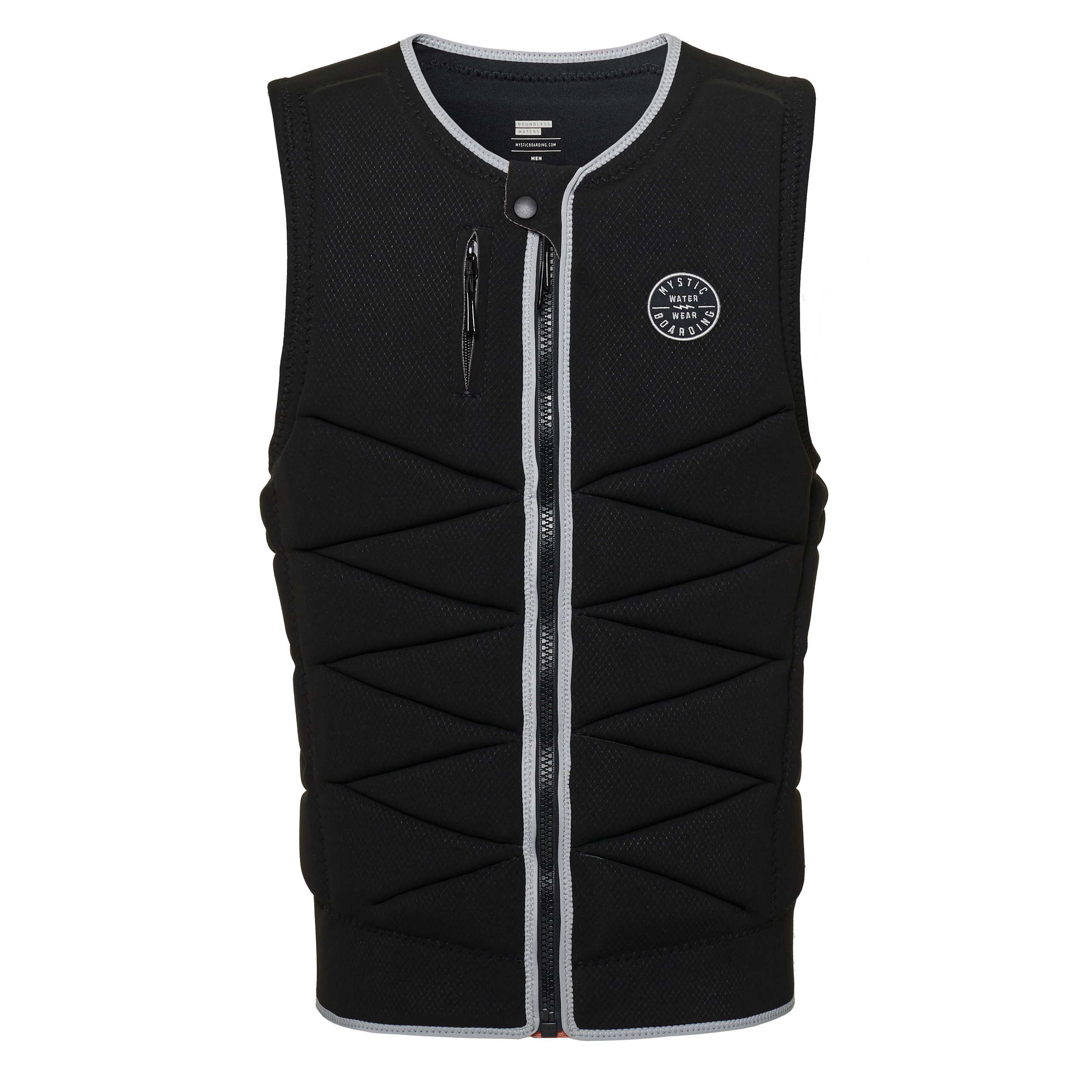 Mystic - Outlaw Impact Vest Fzip Wake - Svart