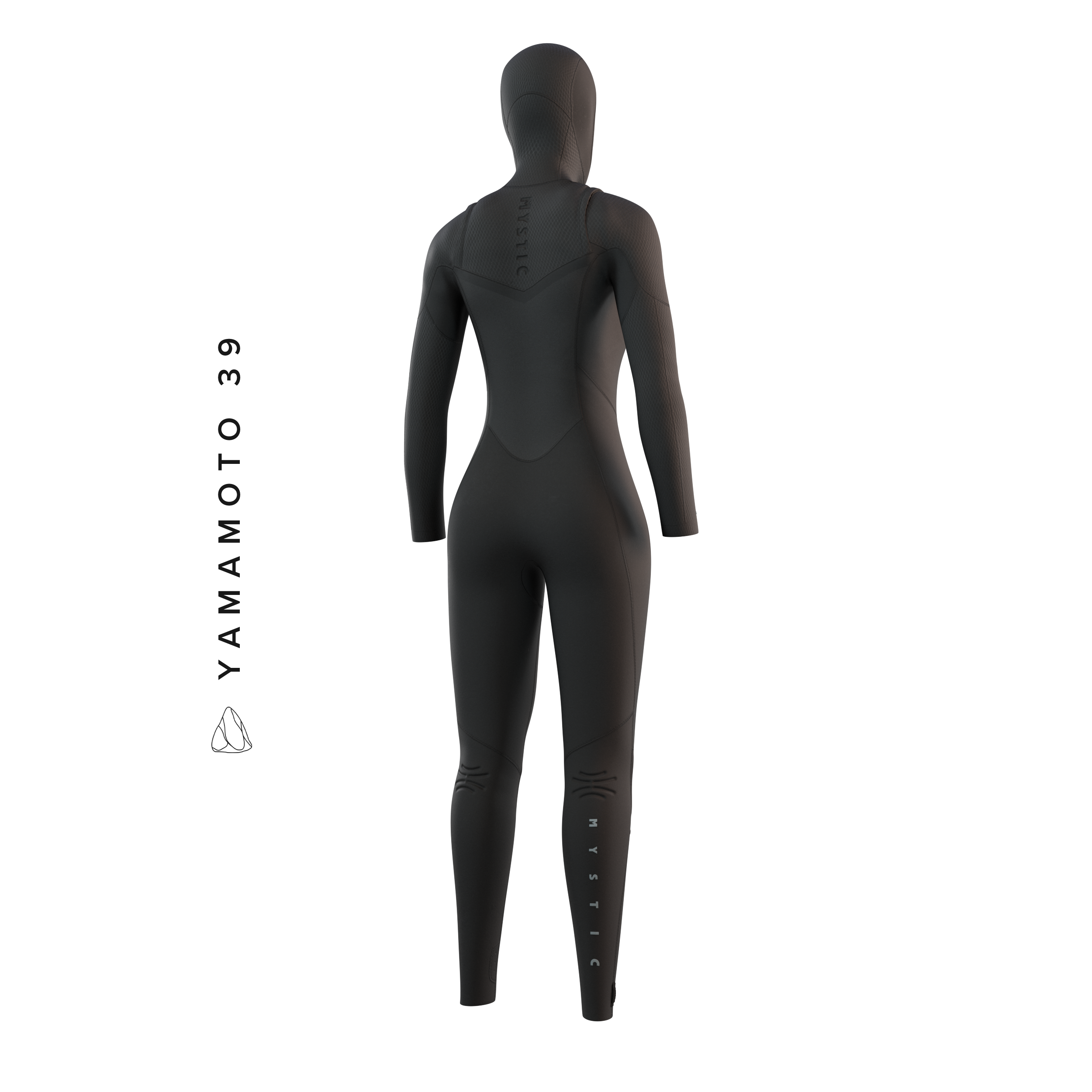 Mystic - Gem Hooded Fullsuit 6/4/3mm DFzip Dam - Svart