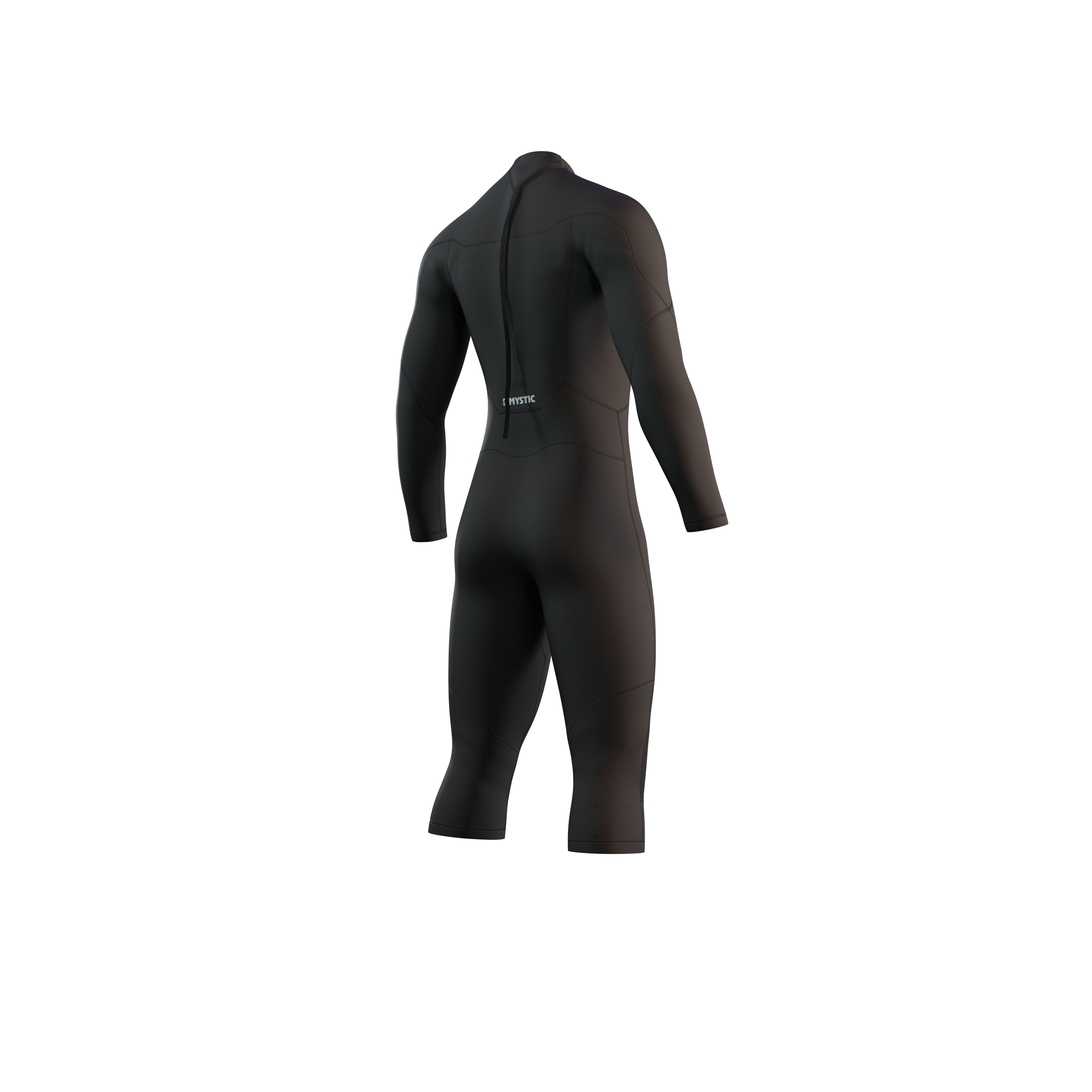 Mystic - Brand Longarm Shortleg 3/2mm Bzip Flatlock - Svart