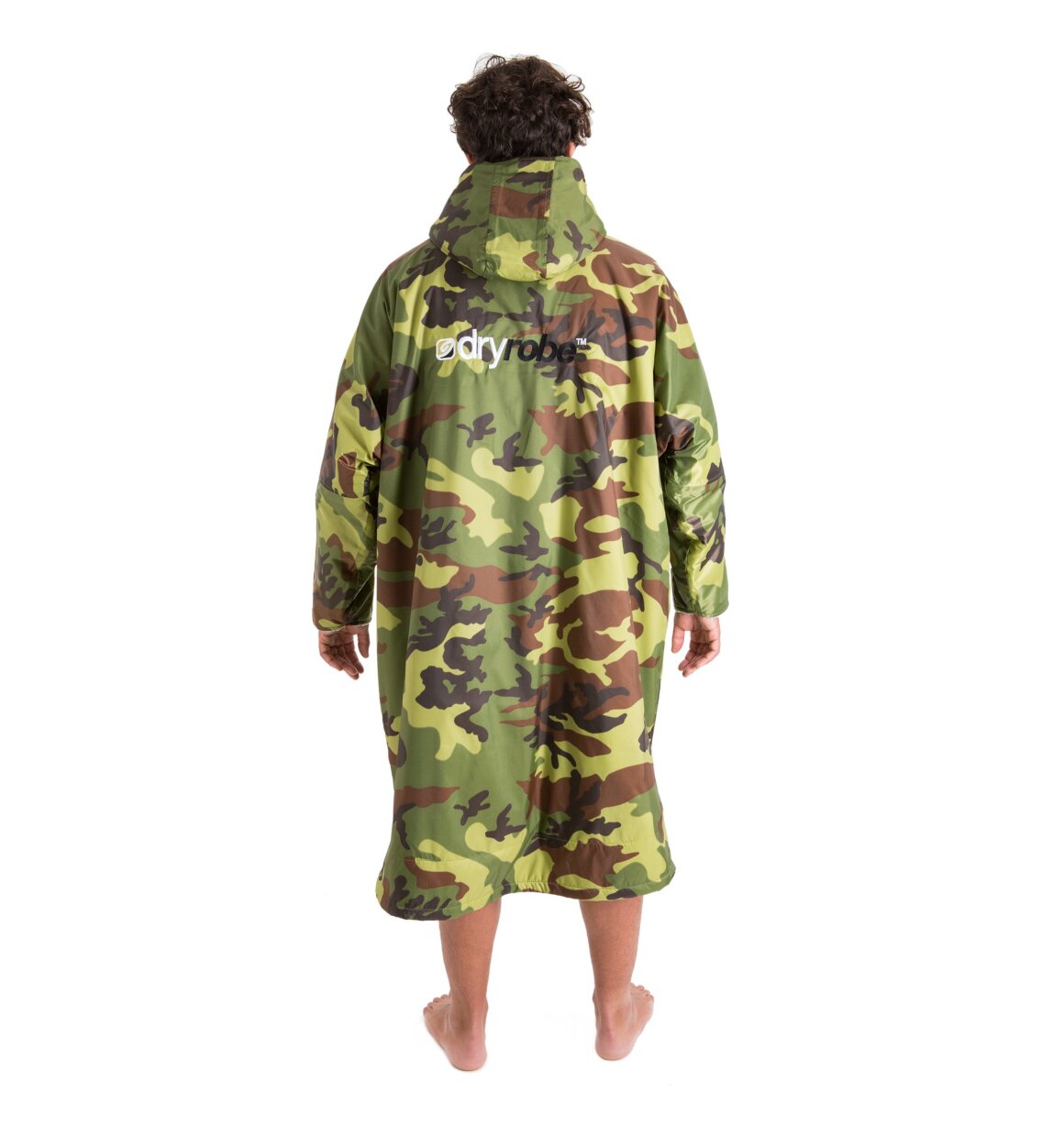 Dryrobe advance långärmad poncho | vuxna | camo/grå