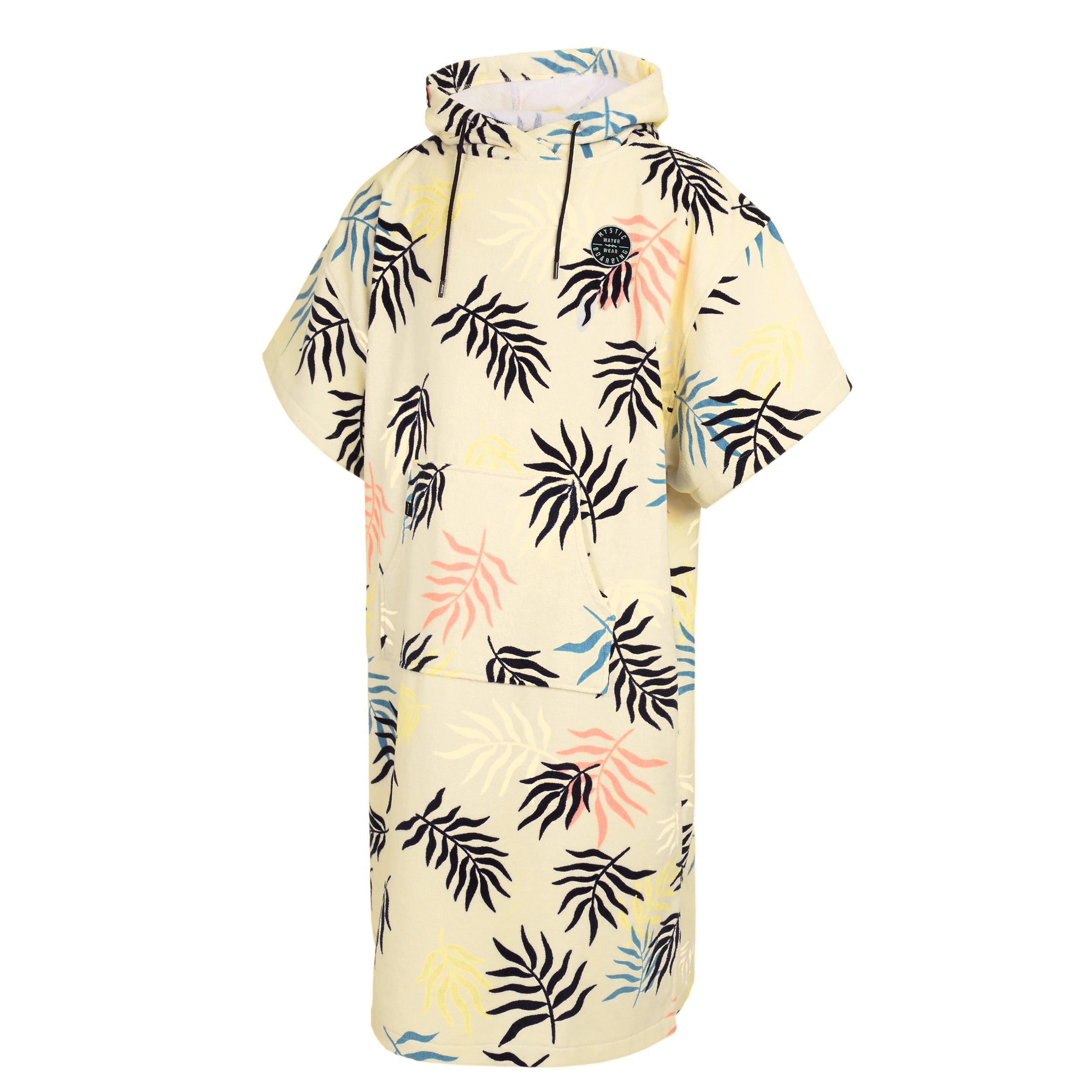 Mystic - Poncho Velours AOP - Pastellgul