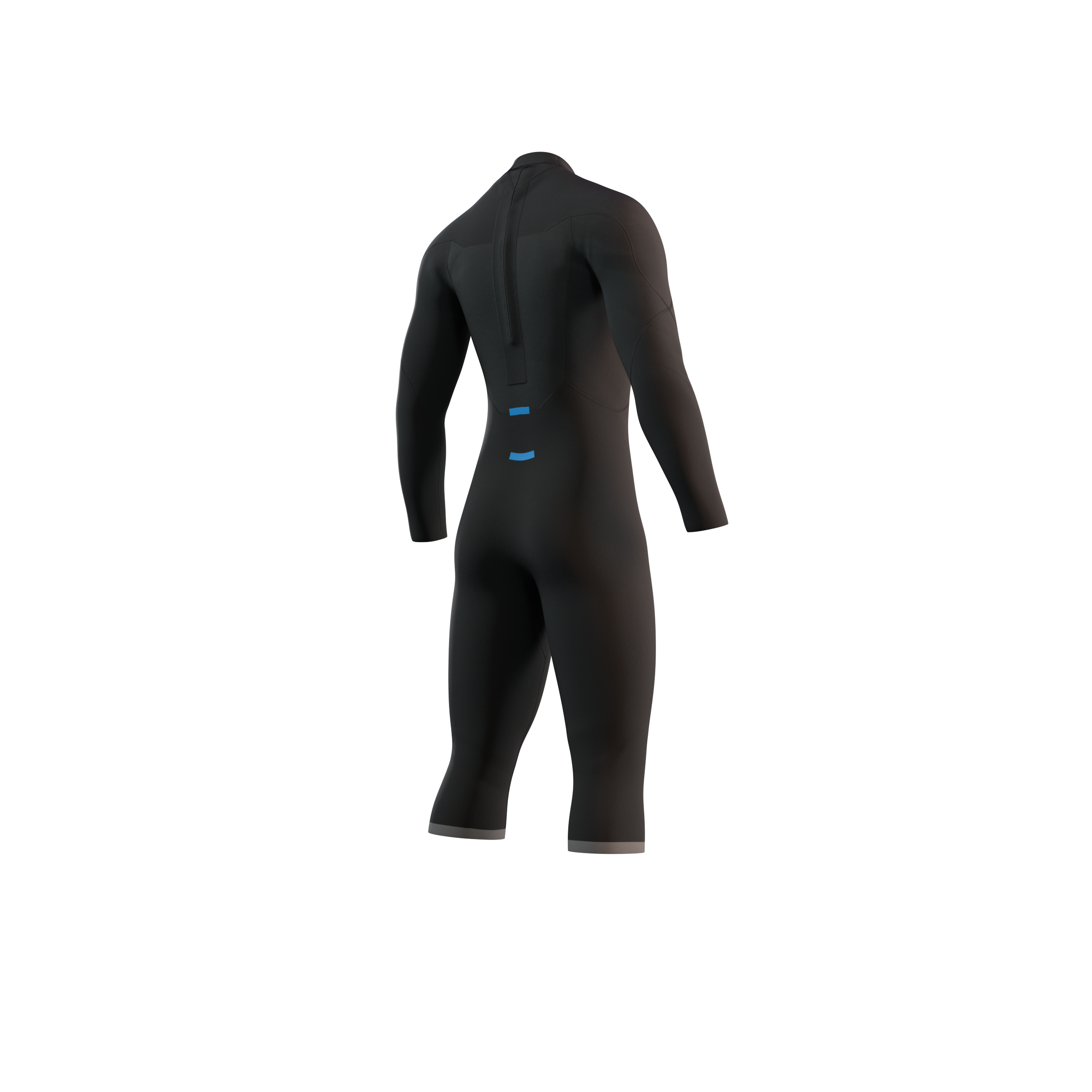 Mystic - Brand Longarm Shortleg 3/2mm Bzip Flatlock - Svart