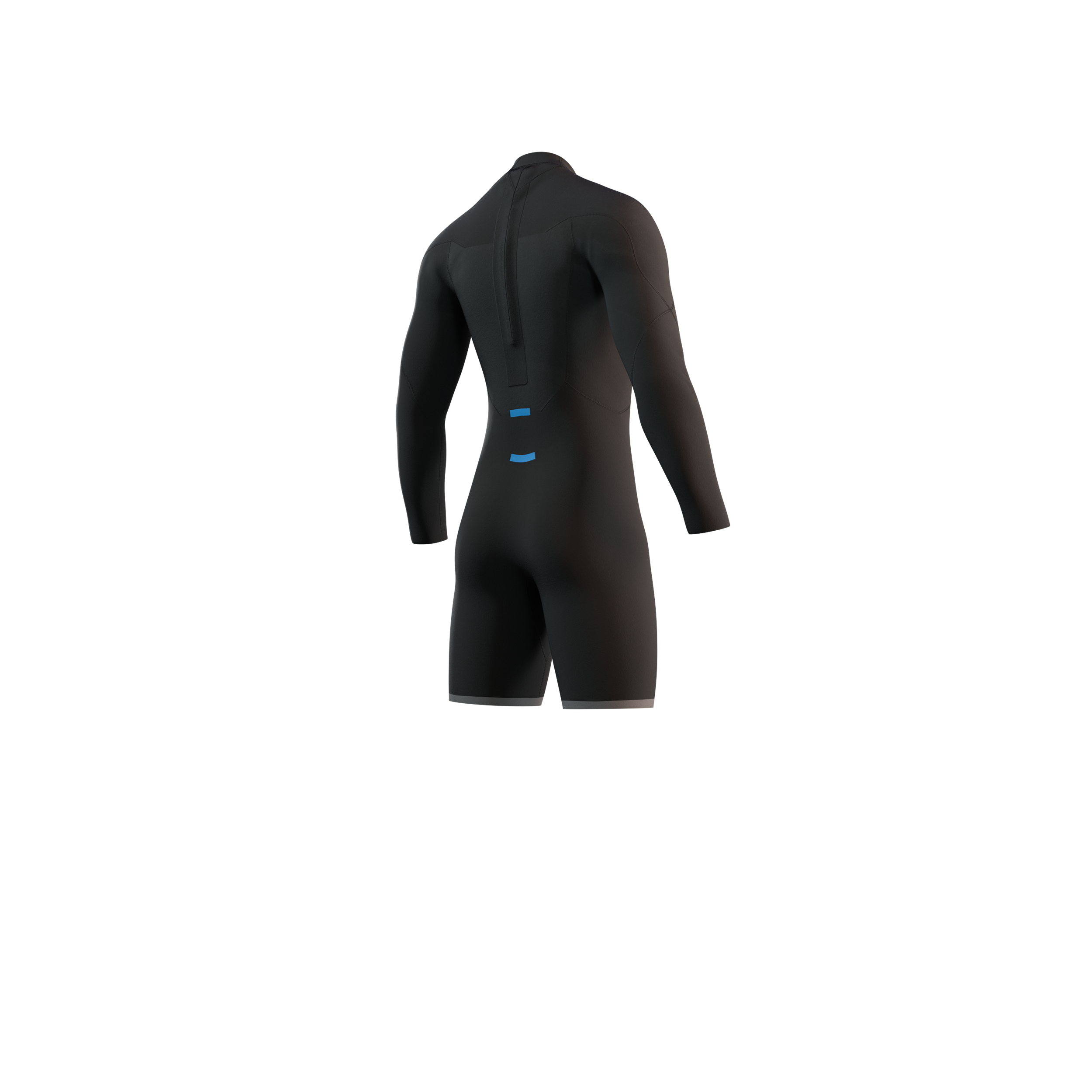 Mystic - Brand Longarm Shorty 3/2mm Bzip Flatlock - Svart