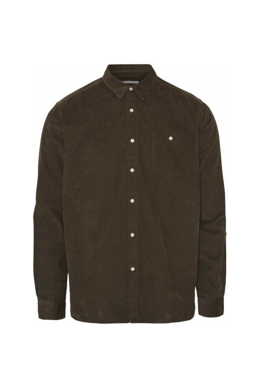 Knowledge Cotton Apparel ELDER baby cord shirt Forrest Night