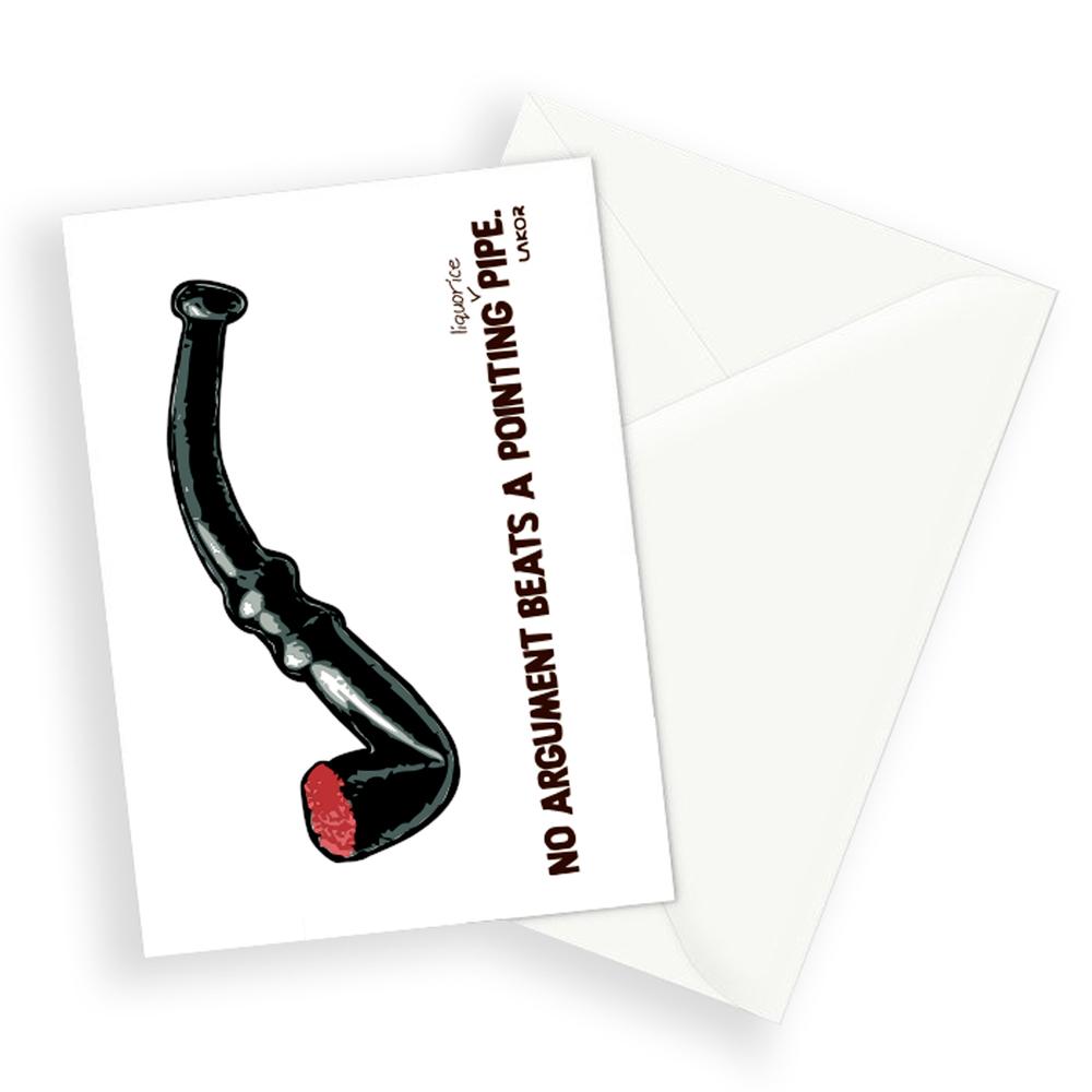 Lakor - Lakritspipa Vykort