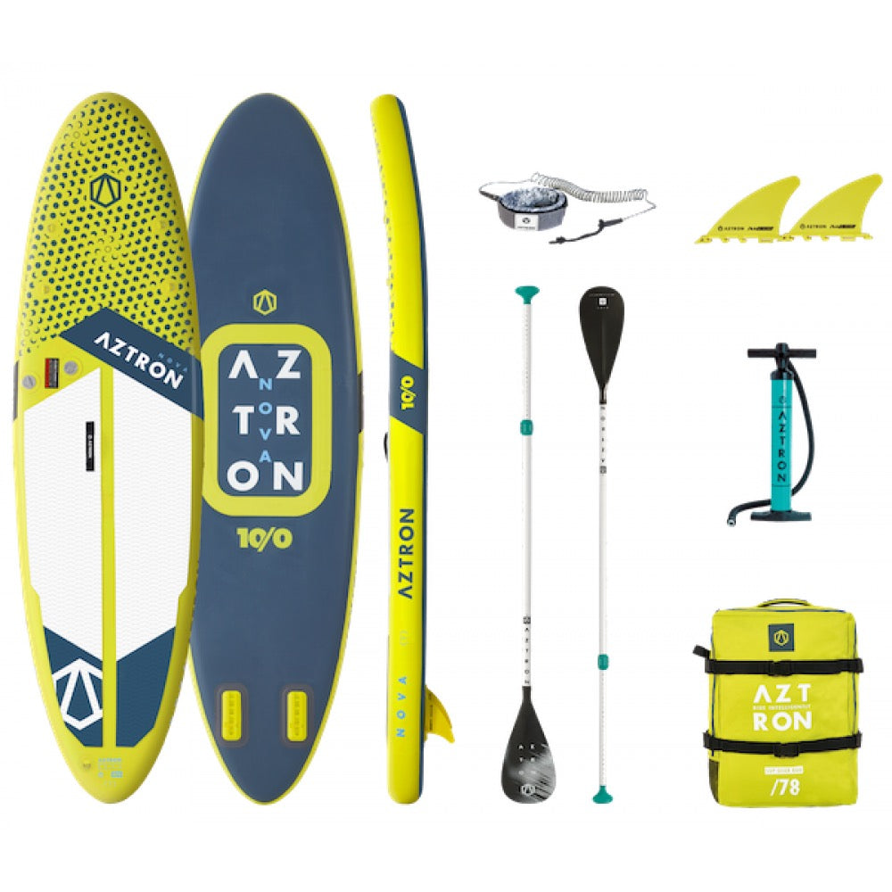 Aztron nova compact 10'0 dubbelkammare 2021 uppblåsbar allround sup (275 liter) - komplett paket