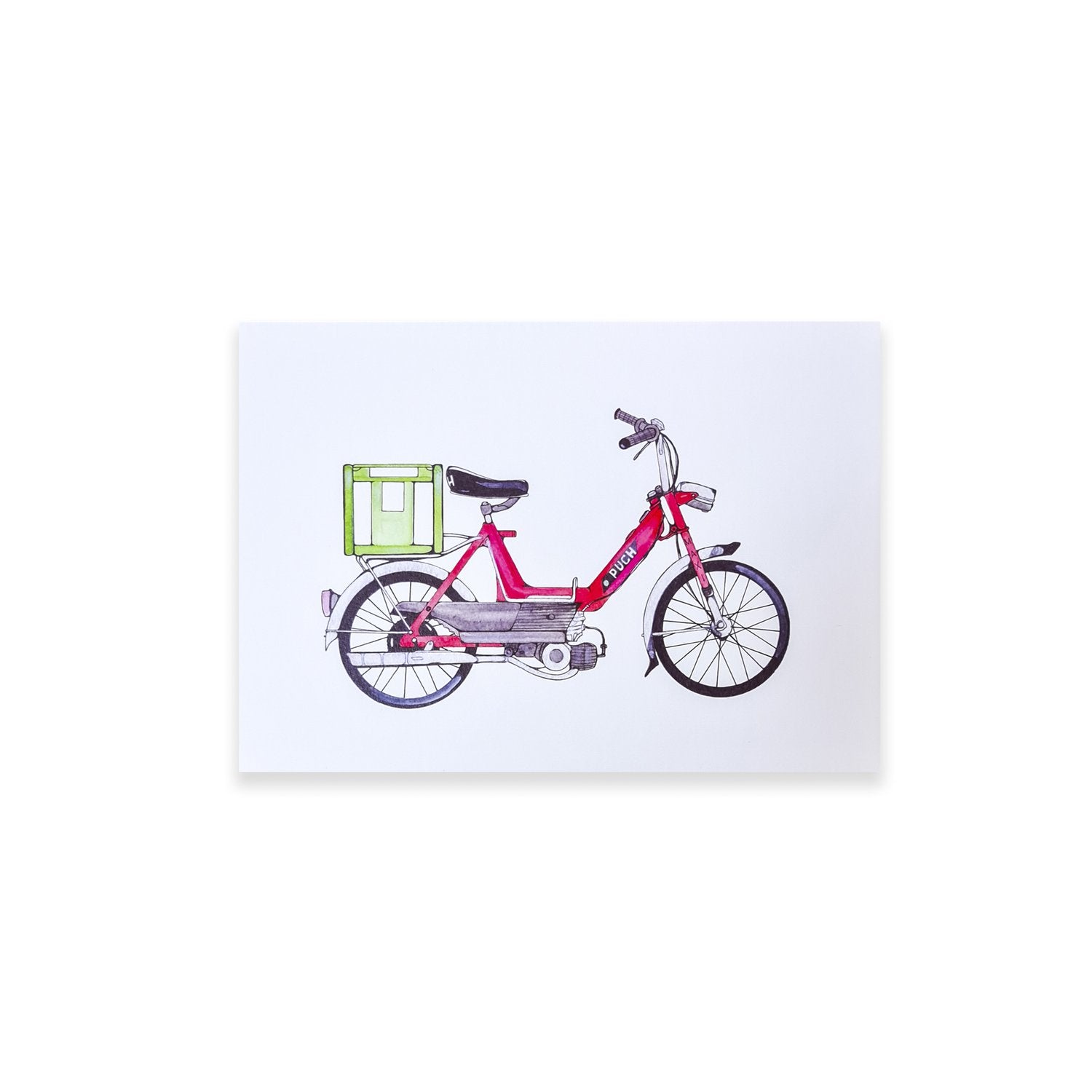 Lakor - Röd puch Vykort