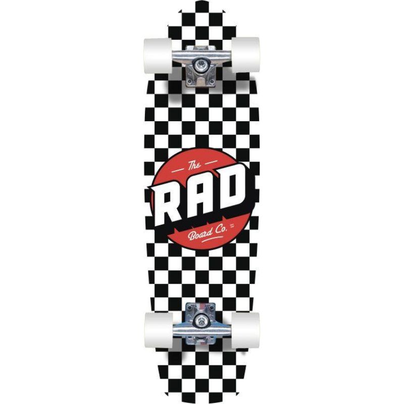 RAD Retro Checker Cruiser Board (28" - Svart)