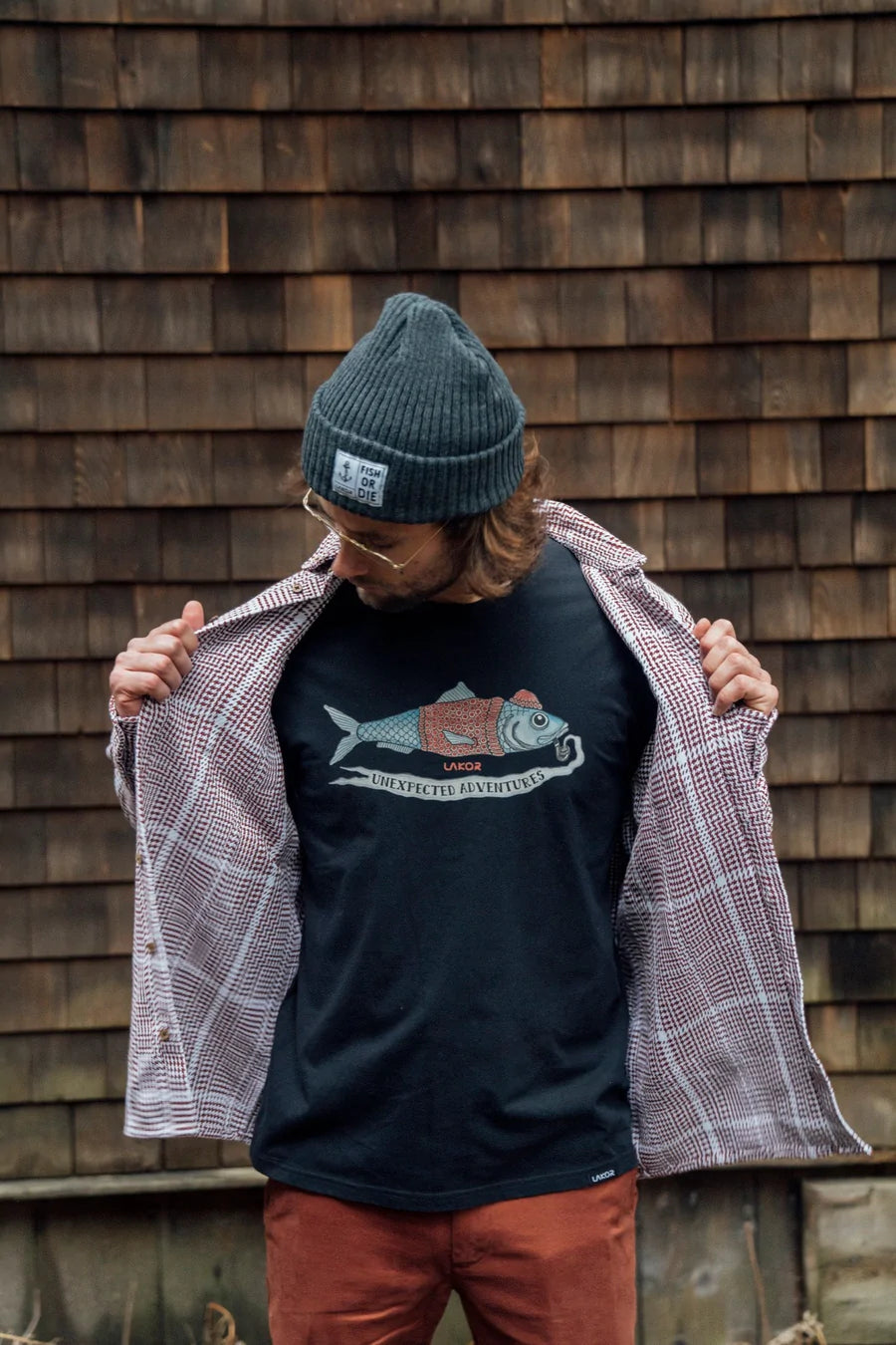 Lakor - Red Herring - Svart T-shirt