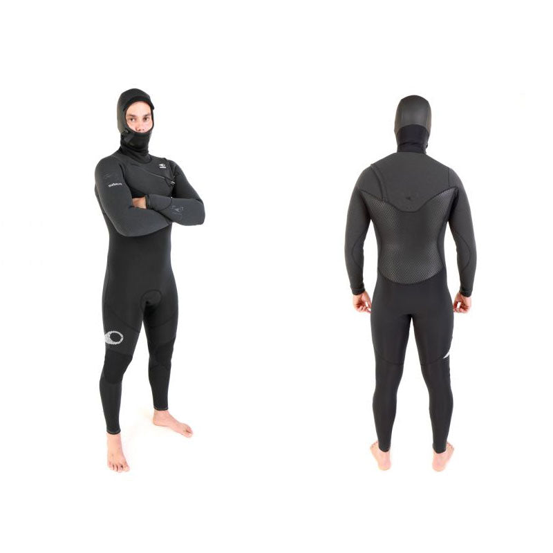 Sooruz Winter Wetsuit 6/5/4 Guru Pro - Oysterprene - Front Zip