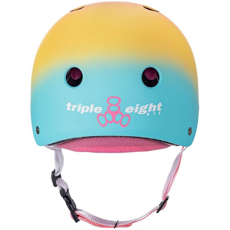 Triple Eight-certifierad Sweatsaver Skater-hjälm (rakad is)
