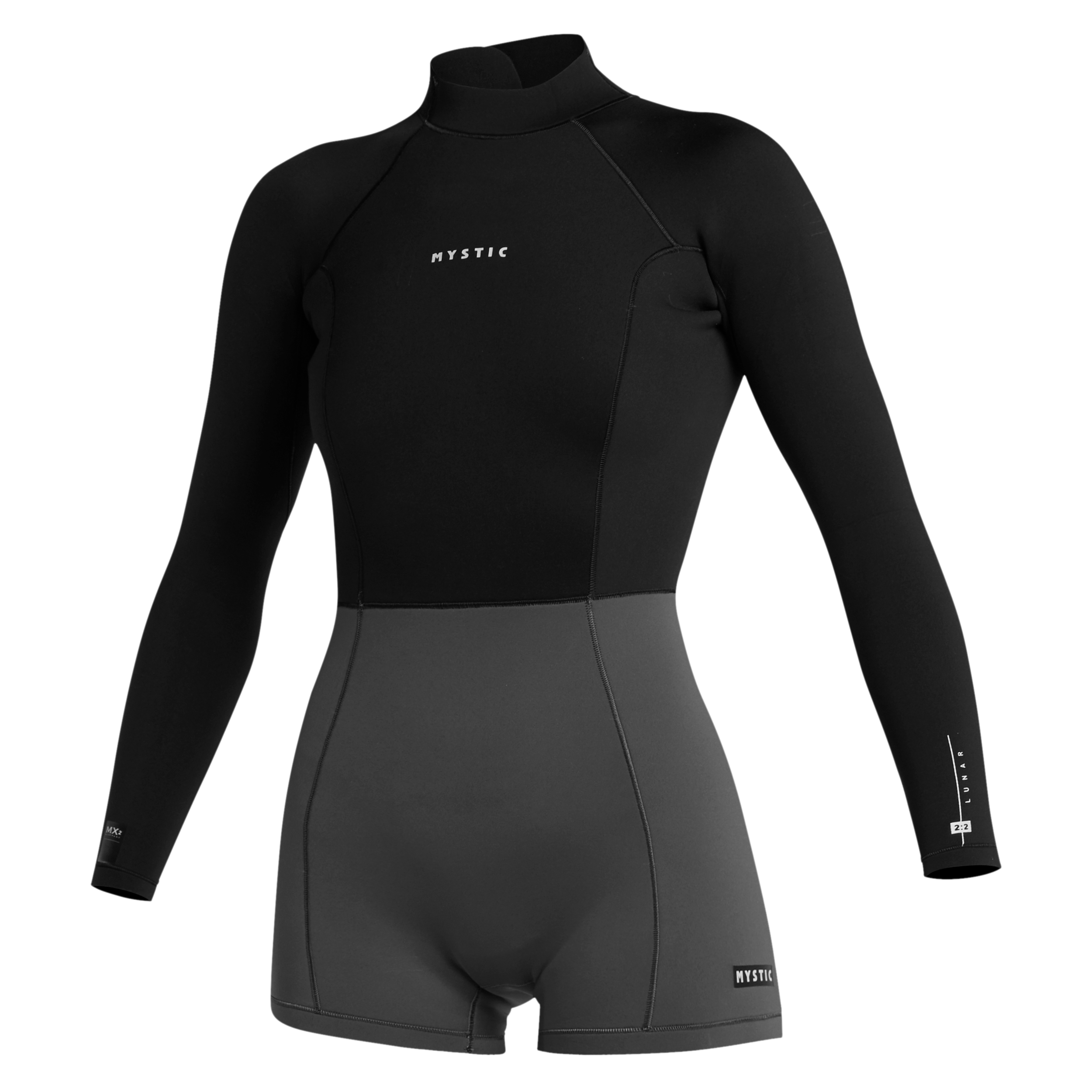 Lunar Longarm Shorty 2/2mm Bzip Women 2024 - Black