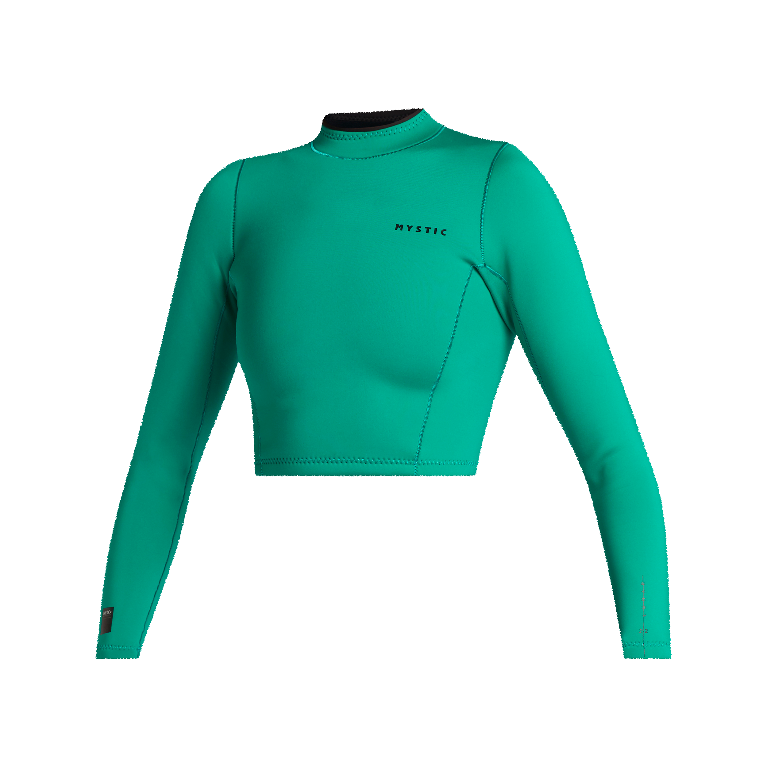 Lunar L/S Crop Top Neoprene 2mm Women - Green
