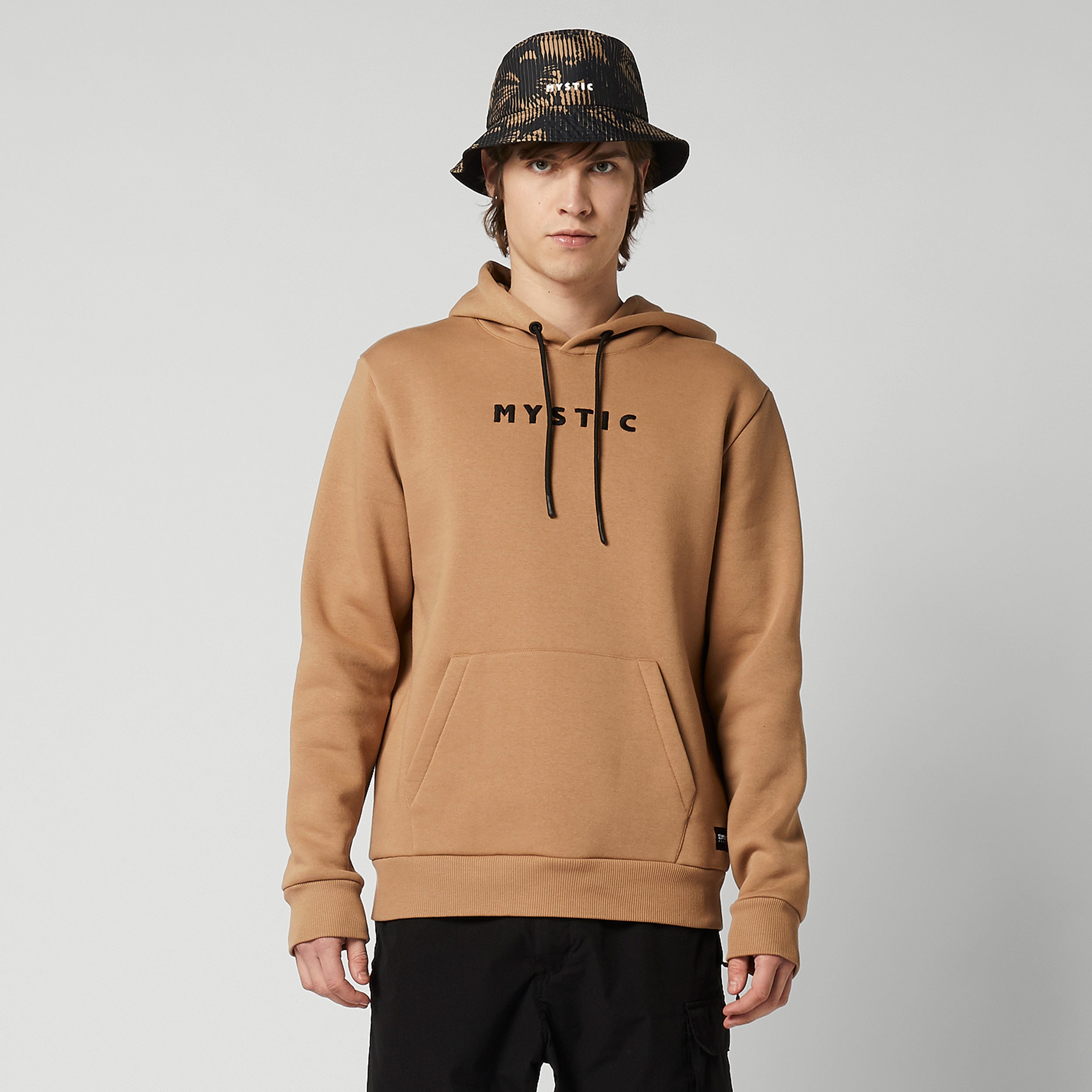 Mystic - Icon Hood Sweat - Slate Brown