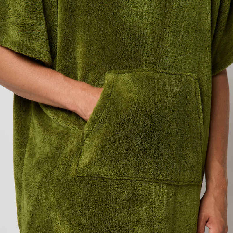 Poncho Teddy - Moss