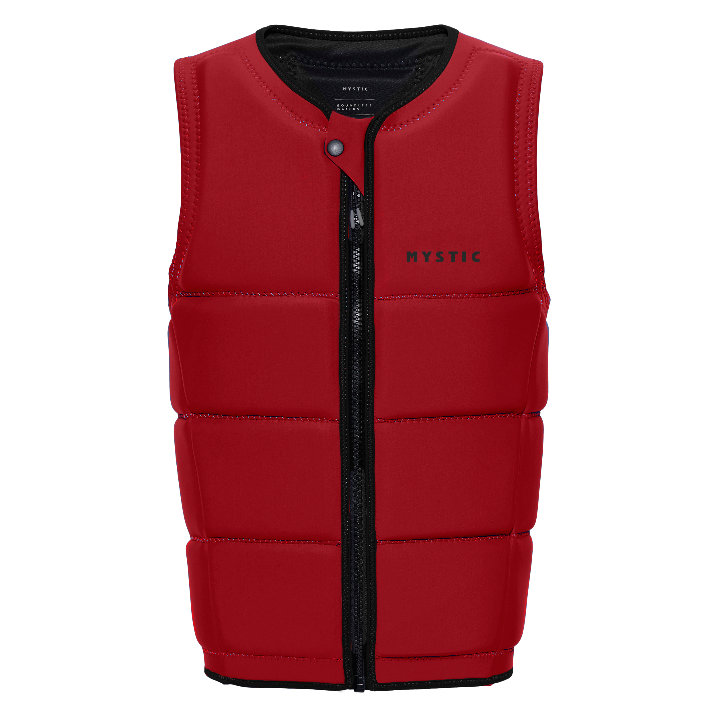 Brand Impact Vest Fzip Wake - Red