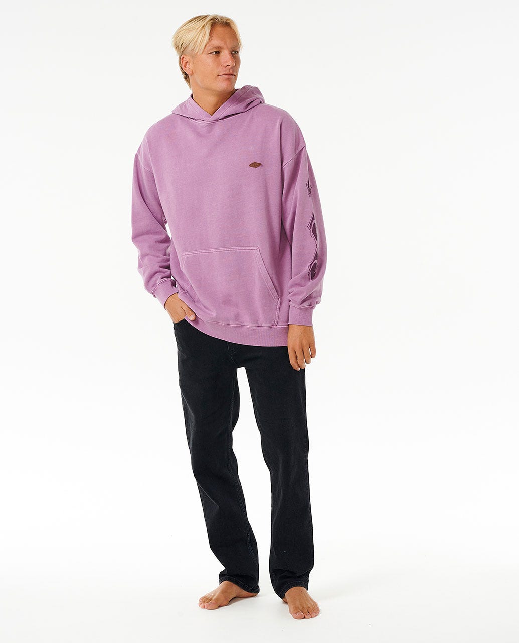 Original Surfers fleece med huva