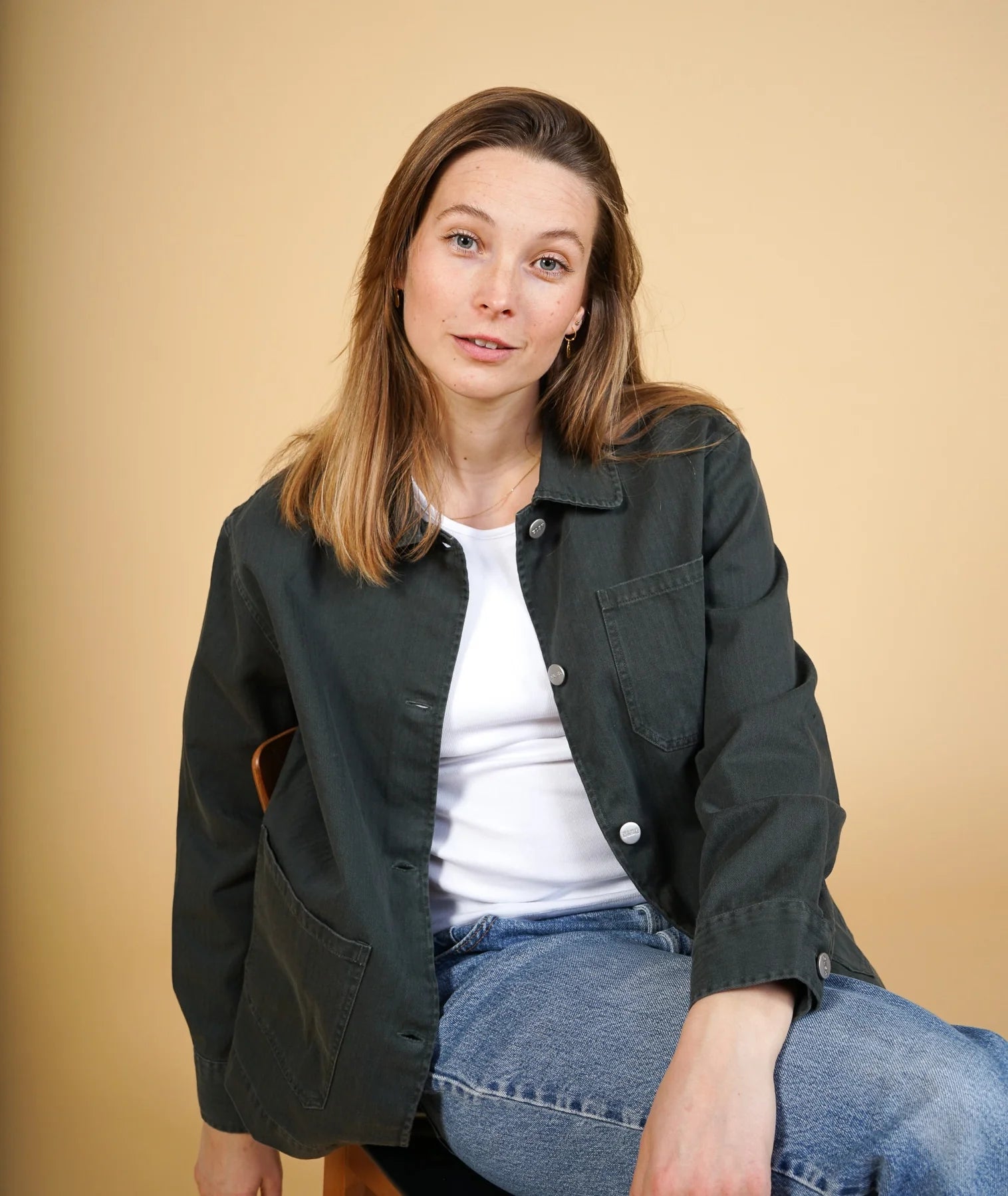 Courtney Women'S Herringbone Overshirt