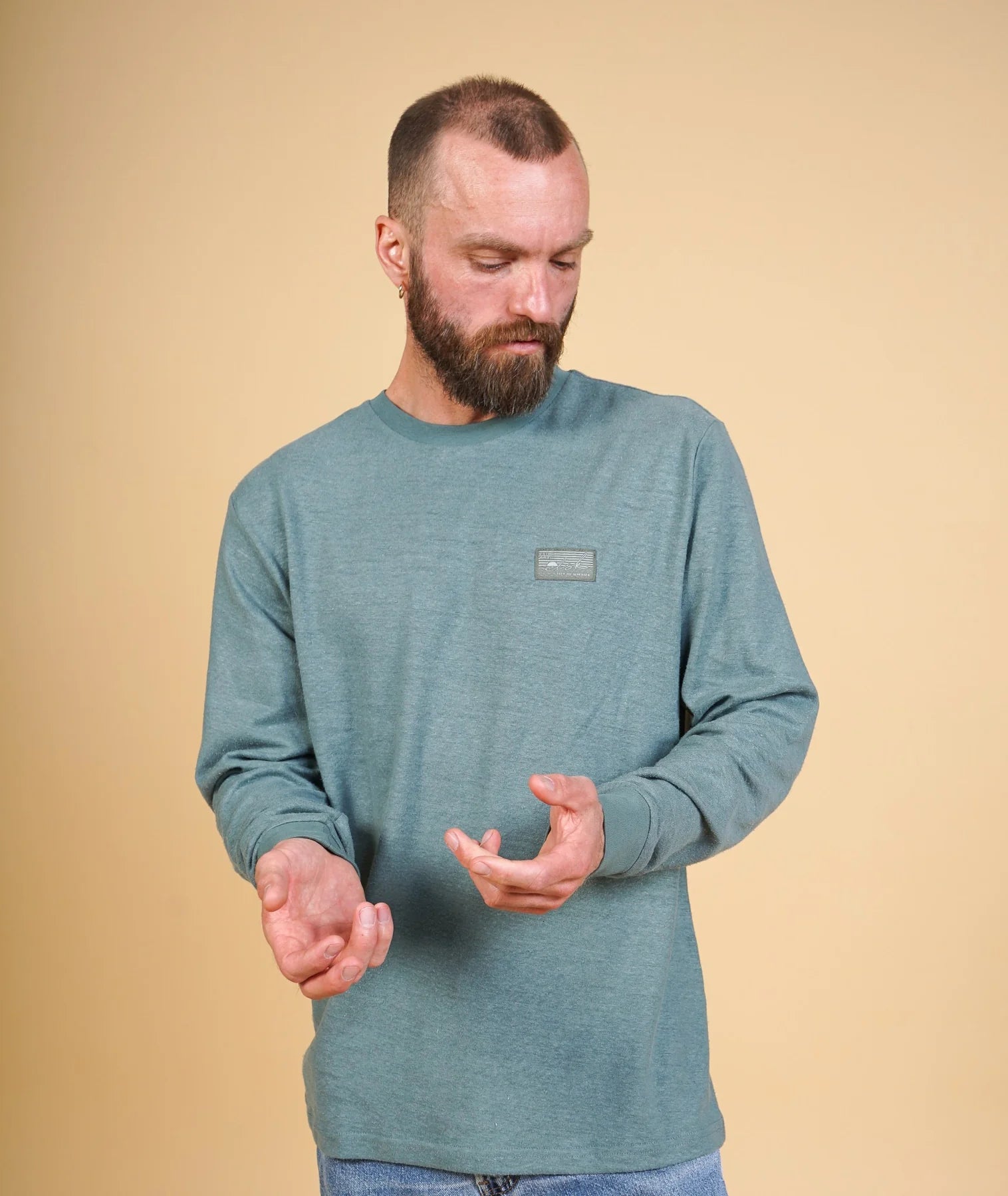 Sunsign Pch Men'S Hemp Ls T-Shirt