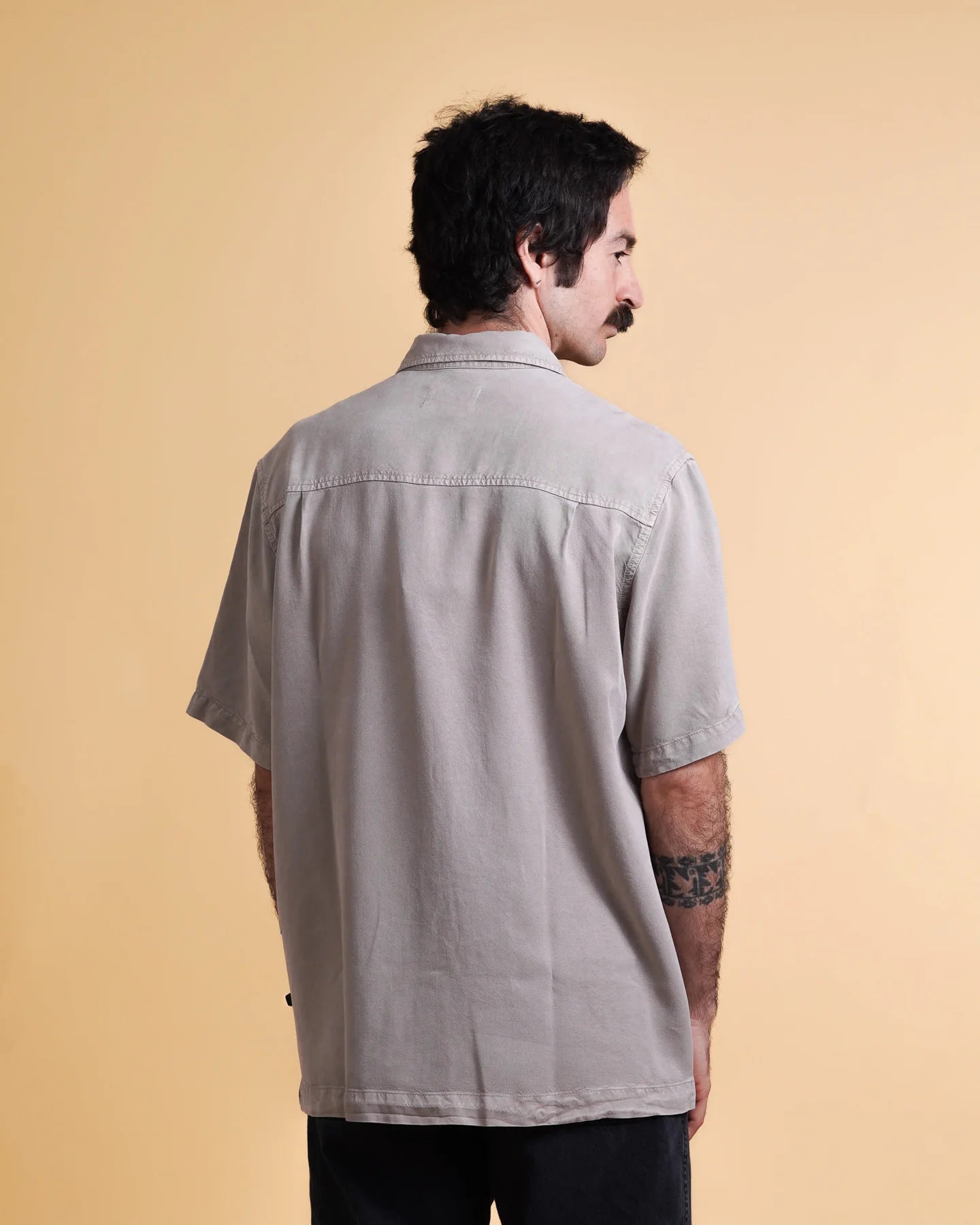 Lyocell Men'S Ss Shirt